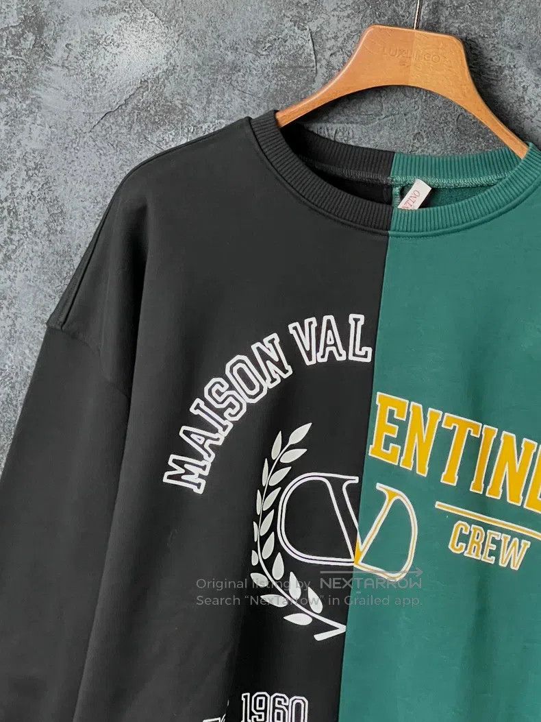 Valentino Valentino Multi-element print panelled crew neck sweatshir Size US S / EU 44-46 / 1 - 5 Thumbnail