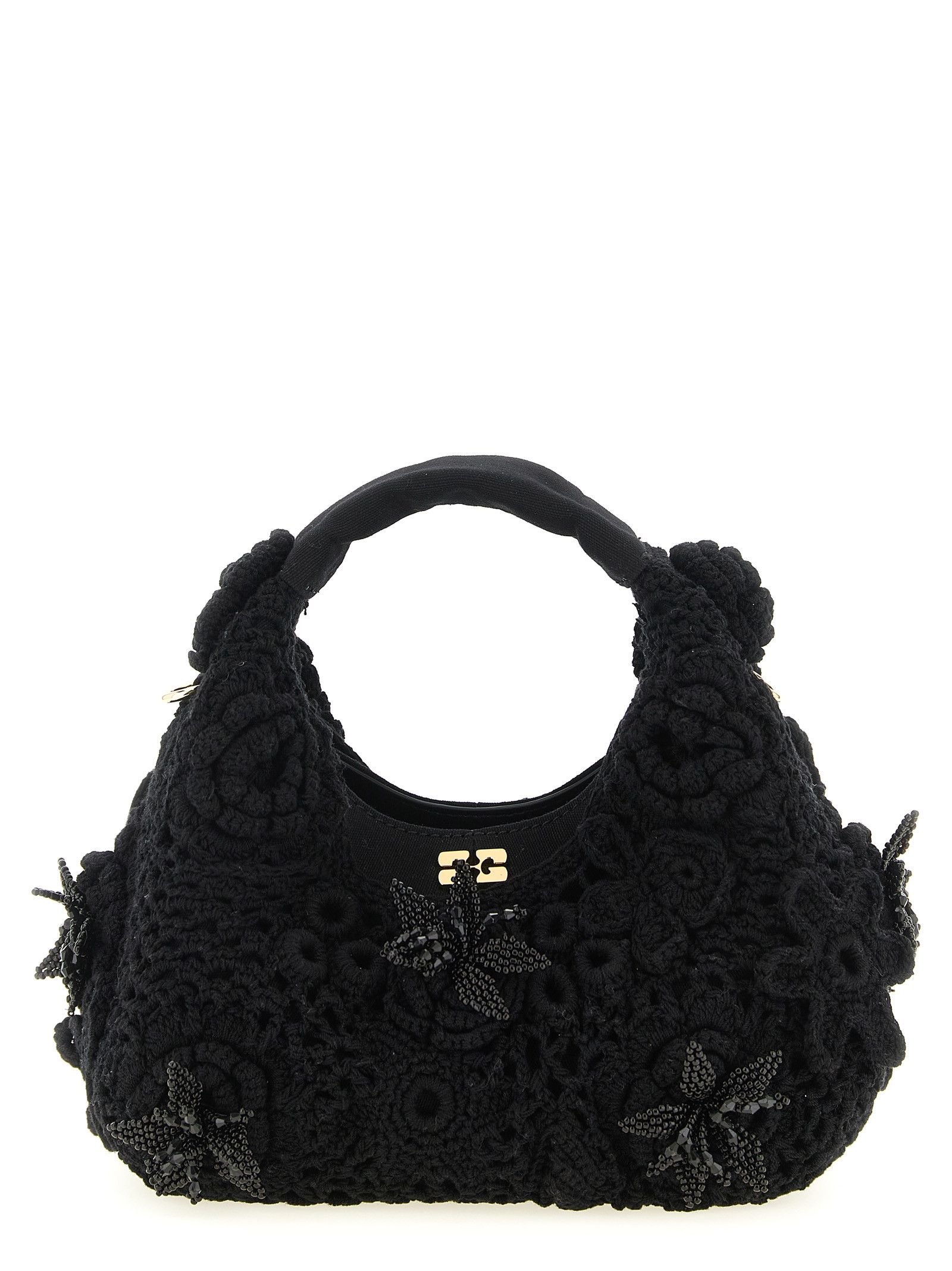 Ganni 'Mini Hobo Crochet' Handbag Size ONE SIZE - 1 Thumbnail