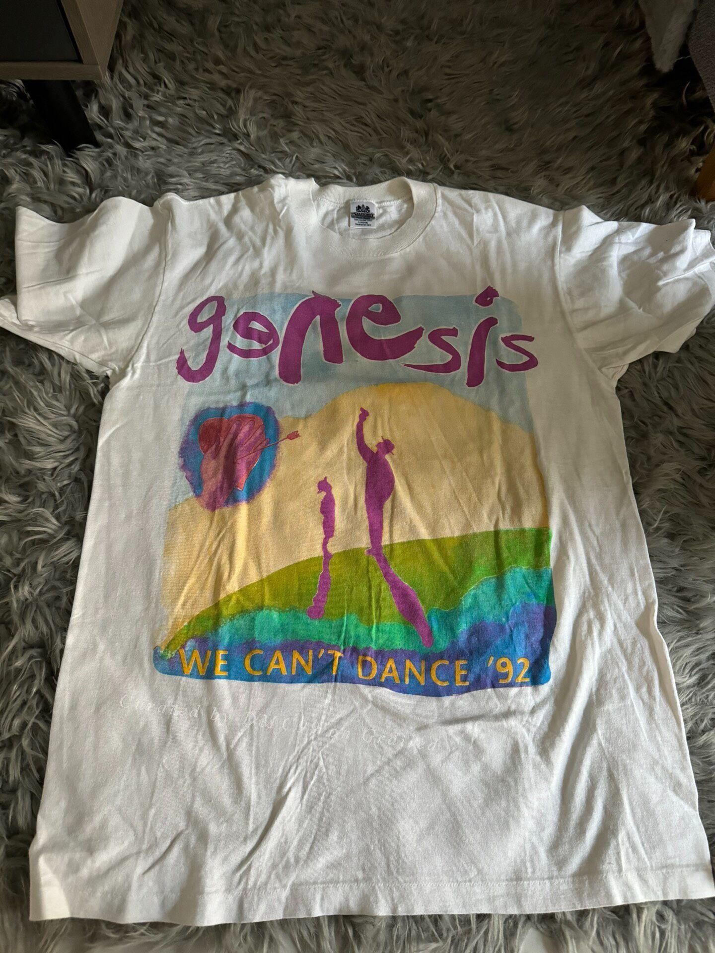 Vintage Vintage 90s Genesis 1992 Short Sleeve Tee Size US L / EU 52-54 / 3 - 1 Thumbnail