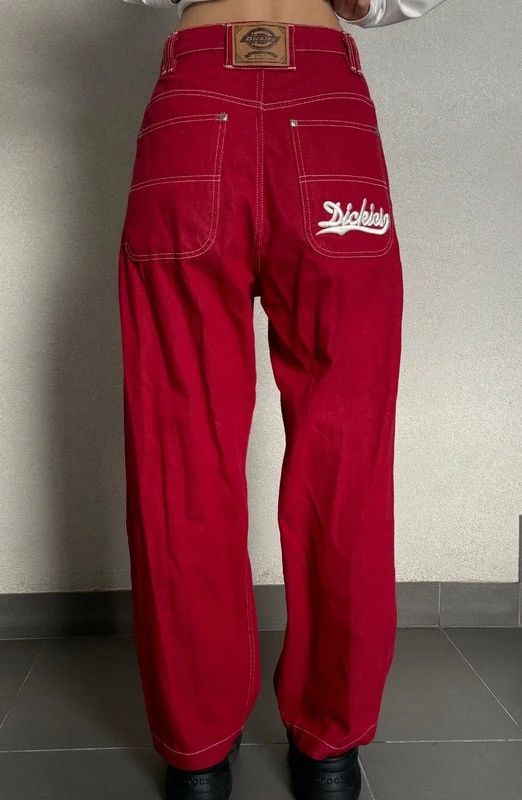 Dickies Dickies Red Jeans Size 26" / US 2 / IT 38 - 3 Thumbnail