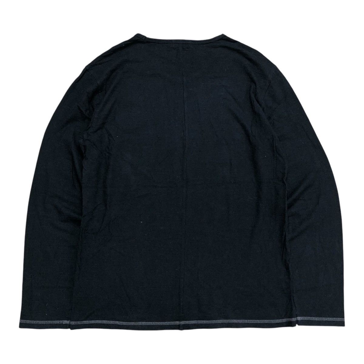 Black Label × Burberry × Designer Vintage Burberry Black Label Small Logo Long Sleeve Tee Size US M / EU 48-50 / 2 - 11 Thumbnail