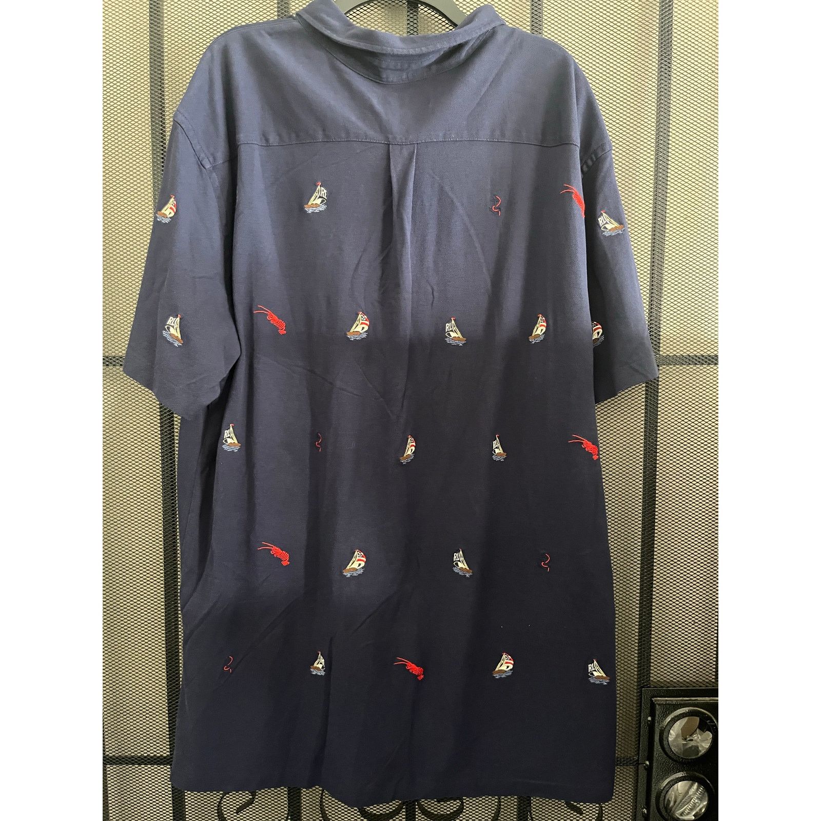 Polo Ralph Lauren Polo Ralph Lauren knit Oxford shirt embroidered nautical XLT Size US XL / EU 56 / 4 - 4 Thumbnail