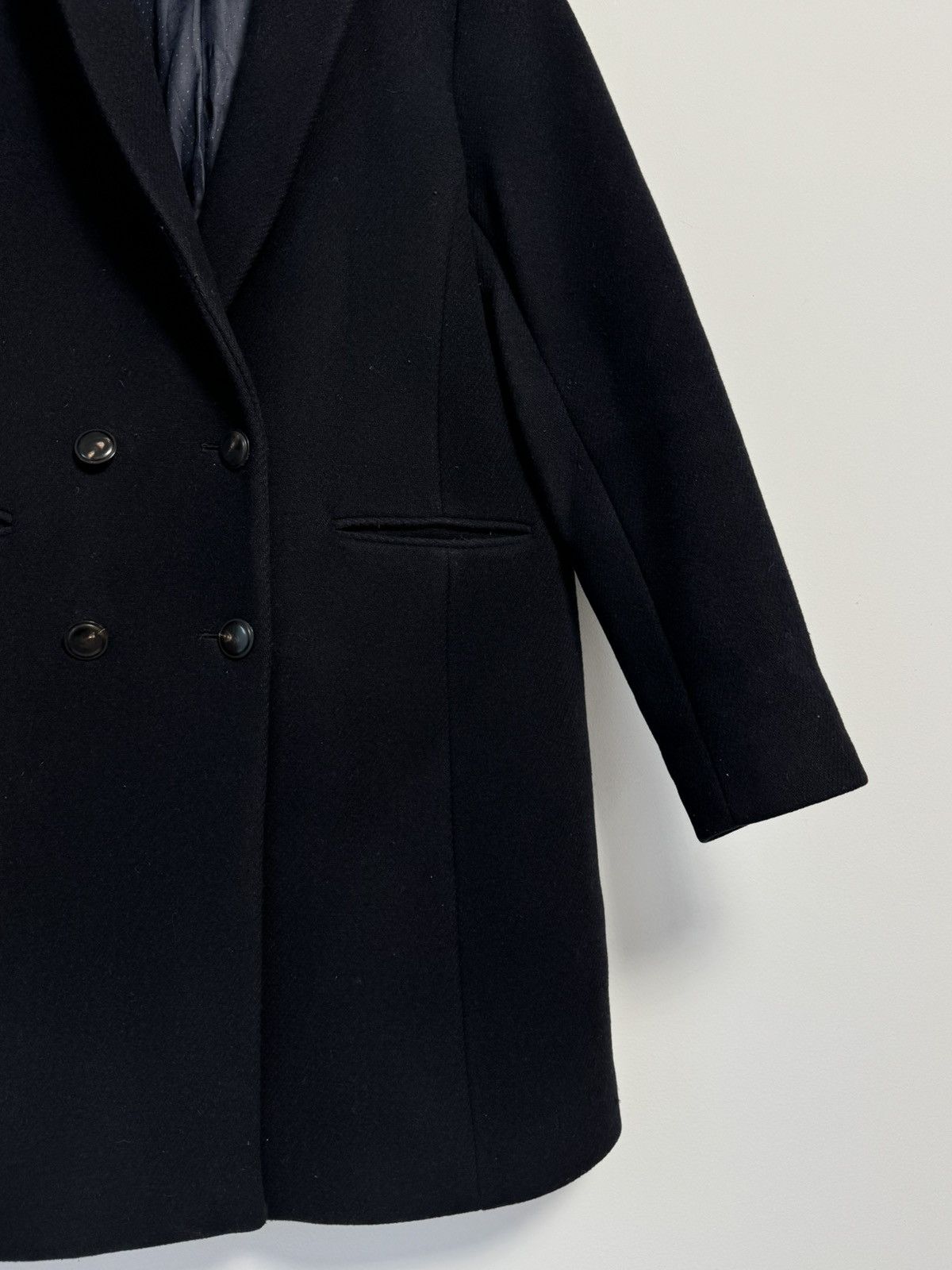 Sezane NWOT Sezane MANTEAU JOHNSON coat wool Dark Blue Size 40 Size S / US 4 / IT 40 - 2 Thumbnail