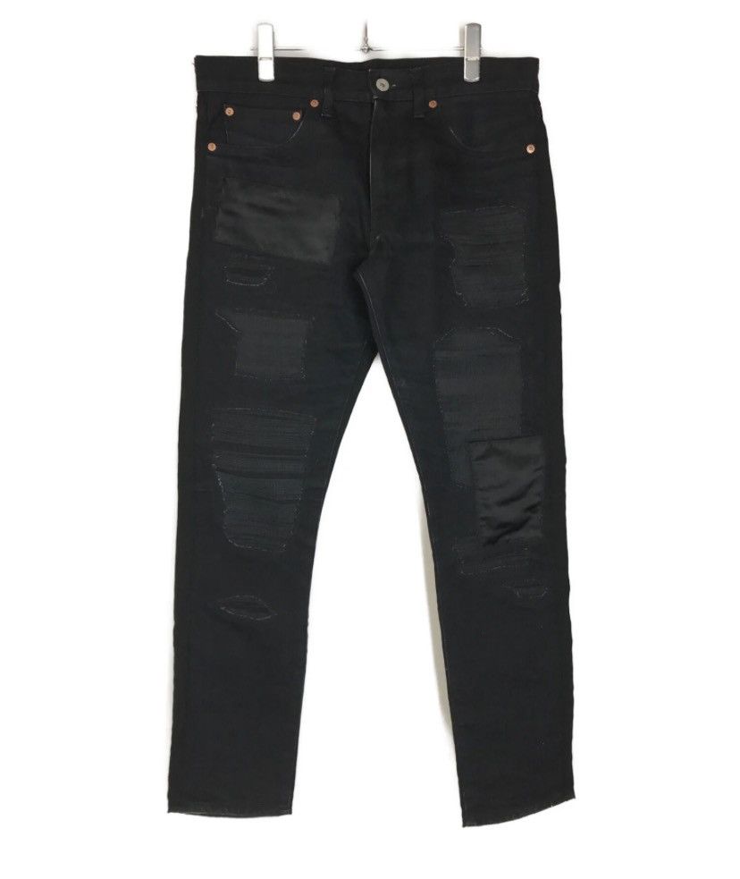 Comme des Garcons × Junya Watanabe AD15 Cdg x Junya Watanabe Patchwork Distress Denim Pant Size US 32 / EU 48 - 1 Thumbnail