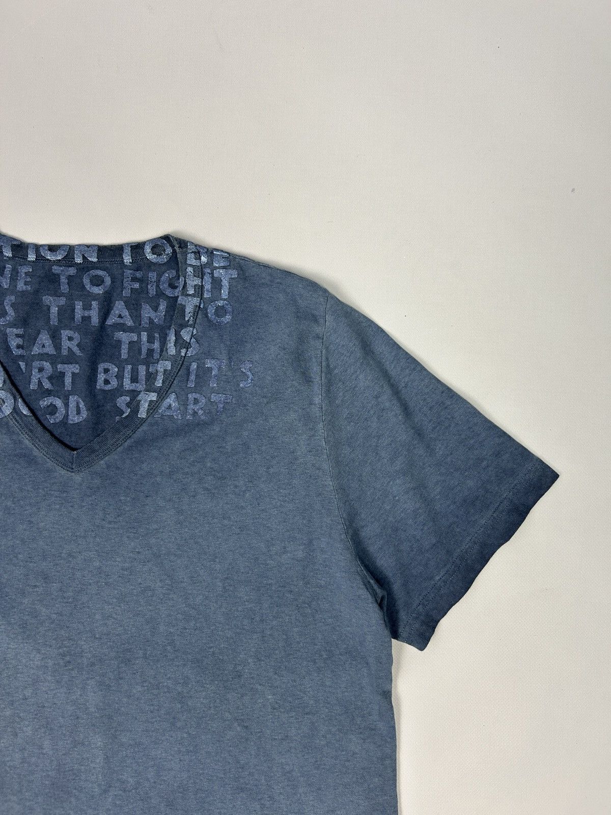 Maison Margiela Maison Martin Margiela AIDS Awareness Garment Dyed T-Shirt Size US M / EU 48-50 / 2 - 3 Thumbnail