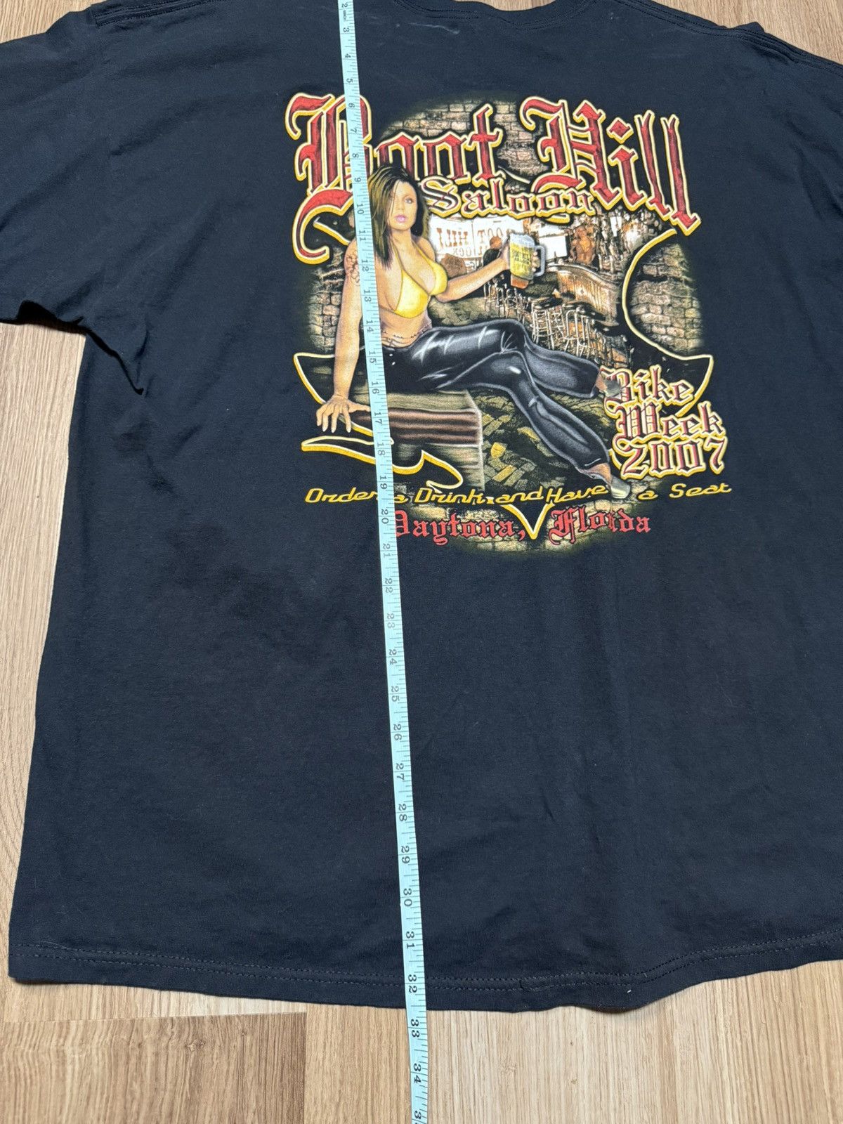 Other Vintage Y2K Boothill Saloon 2007 T Shirt 3XL Biker Cycle Size US XXL / EU 58 / 5 - 7 Thumbnail