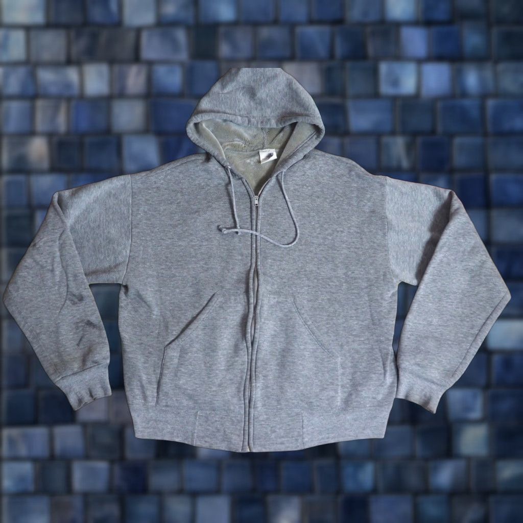 Essentials VINTAGE Ace Sportswear Hoodie Full Zip Mens XL Gray 80s 90s Essential Sweatshirt Size US XL / EU 56 / 4 - 1 Thumbnail