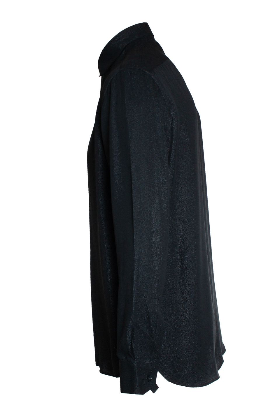 Saint Laurent Paris Saint Laurent, Black glitter shirt Size US S / EU 44-46 / 1 - 2 Thumbnail