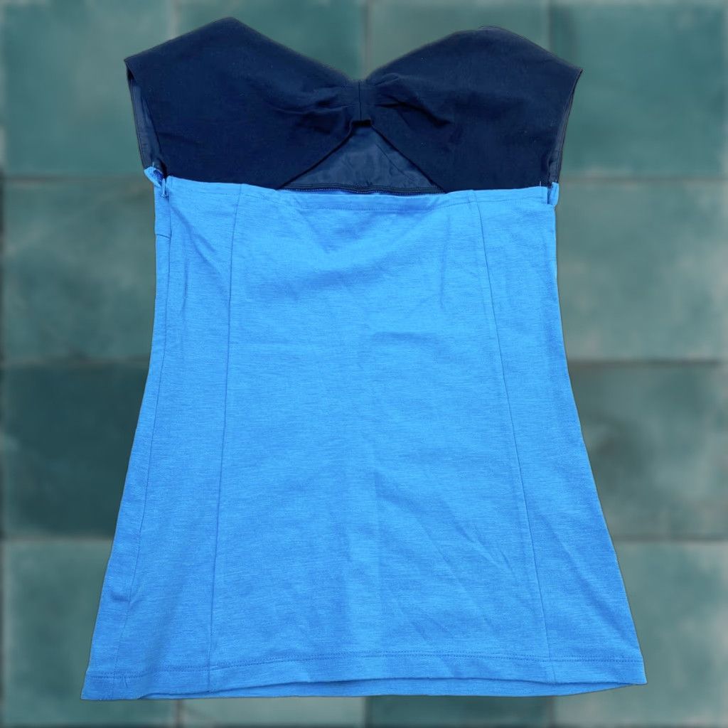 Banana Republic Banana Republic Tank Women’s 0 Tank Top Blue Zip Sleeveless Boat Neck Casual Jersey Basic Women’s Size 0 Blue Banana Republic Tank Top Size XS / US 0-2 / IT 36-38 - 1 Thumbnail
