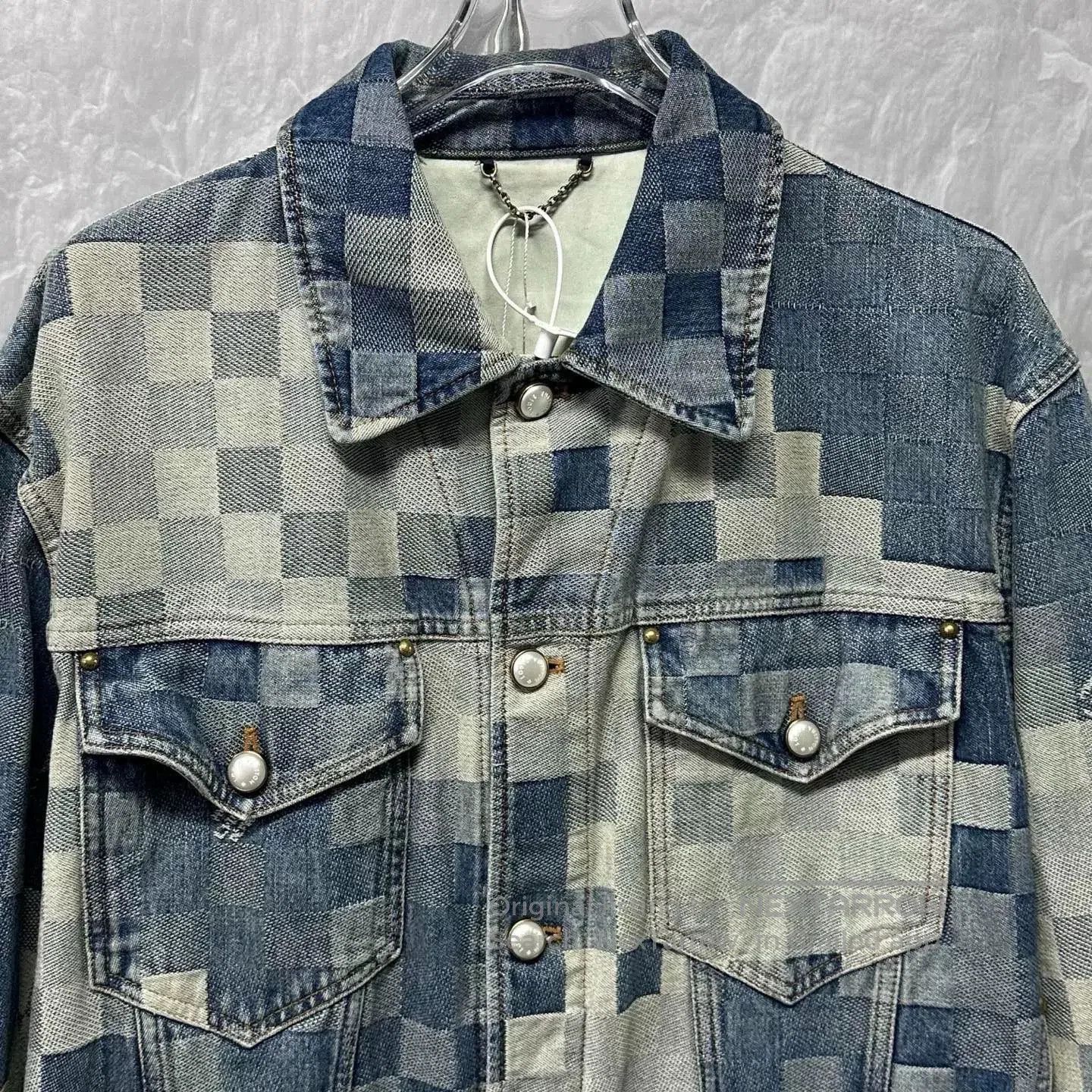 Louis Vuitton Louis Vuitton SS24 Checkerboard Denim Jacket. Size US L / EU 52-54 / 3 - 2 Thumbnail