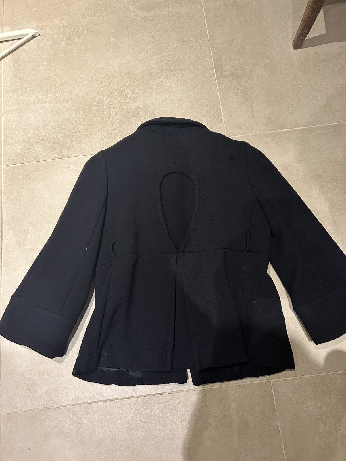 Anya Hindmarch Anya Hindmarch pea coat navy Size M / US 6-8 / IT 42-44 - 4 Thumbnail