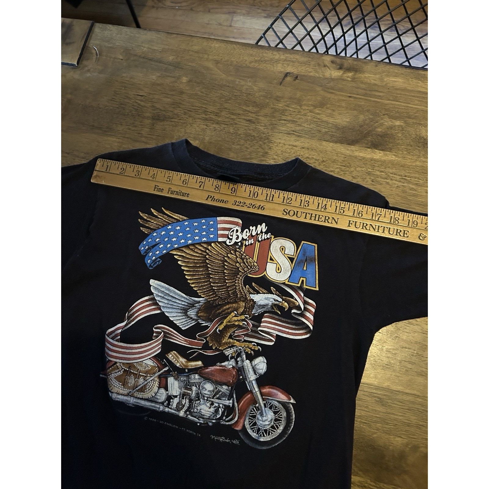 Harley Davidson × Vintage Vintage Harley Davidson 3D Emblem Shirt Size Medium EAGLE Size US M / EU 48-50 / 2 - 12 Thumbnail