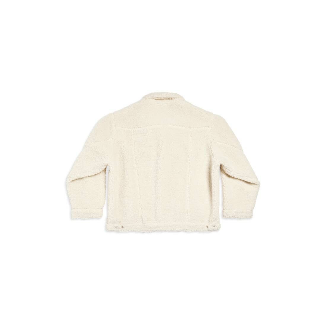 Balenciaga o1tr1nto1025 Oversized Jacket in Ivory Size US XXL / EU 58 / 5 - 2 Thumbnail
