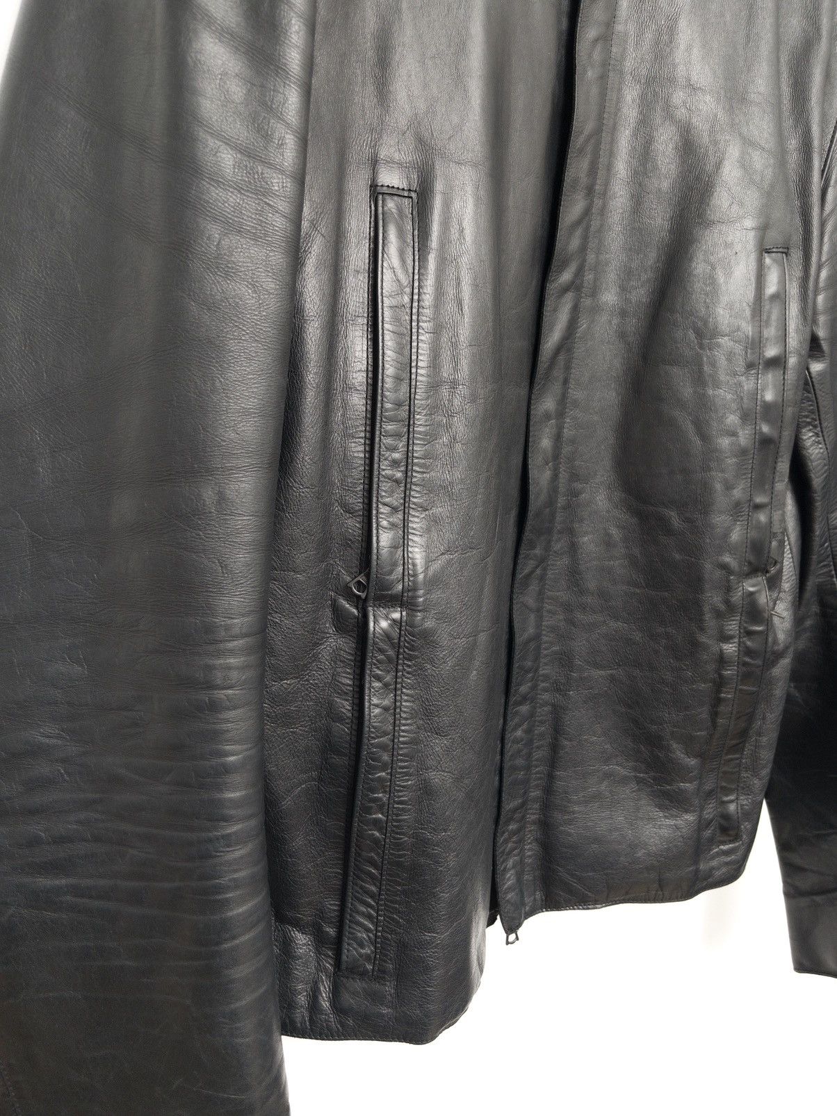 M0851 m0851 Minimal Leather Moto Jacket Size US M / EU 48-50 / 2 - 2 Thumbnail