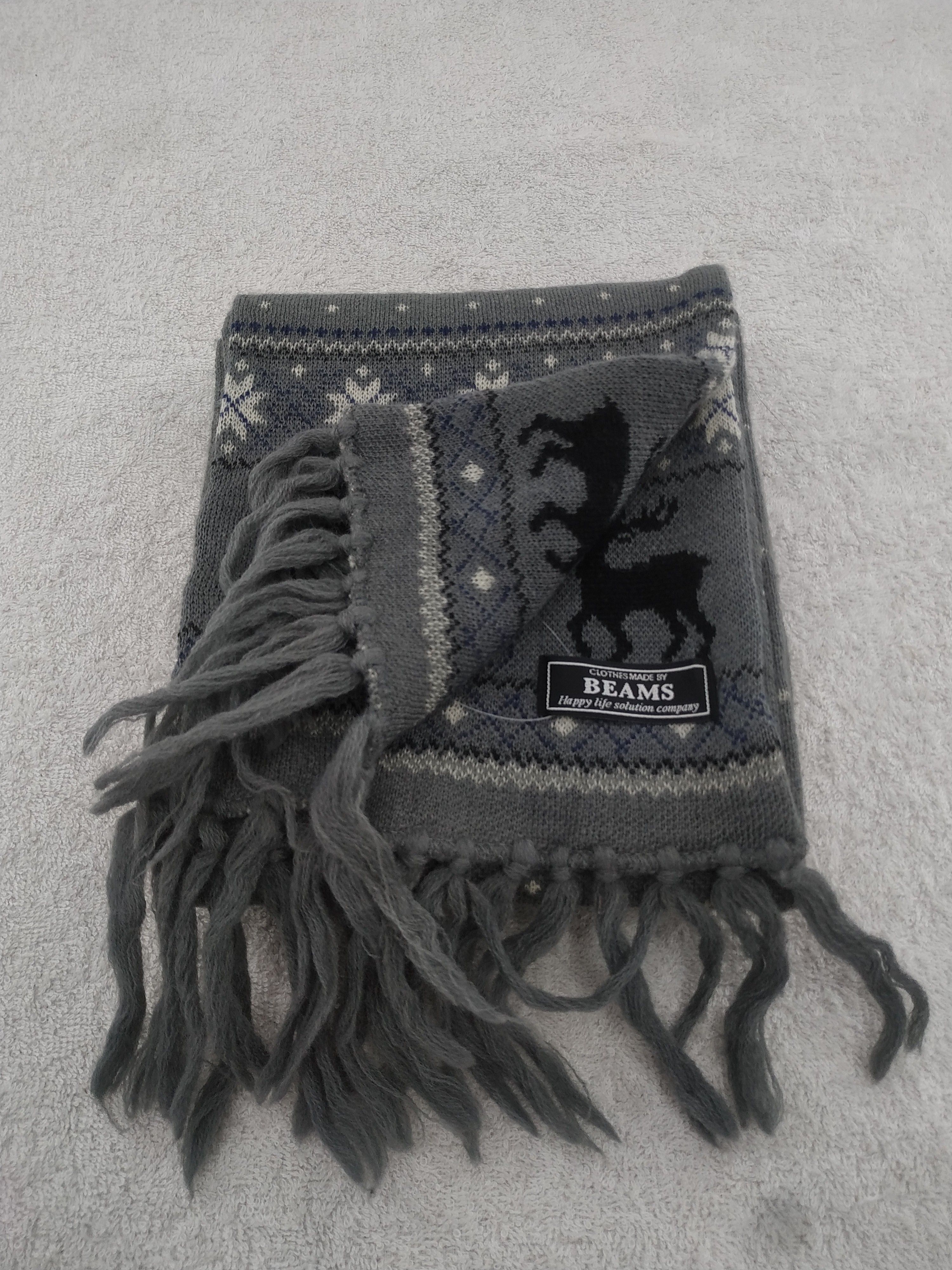 Beams Japan Vintage Beams Scarf/Muffler/Neckwear MF363 Size ONE SIZE - 4 Thumbnail