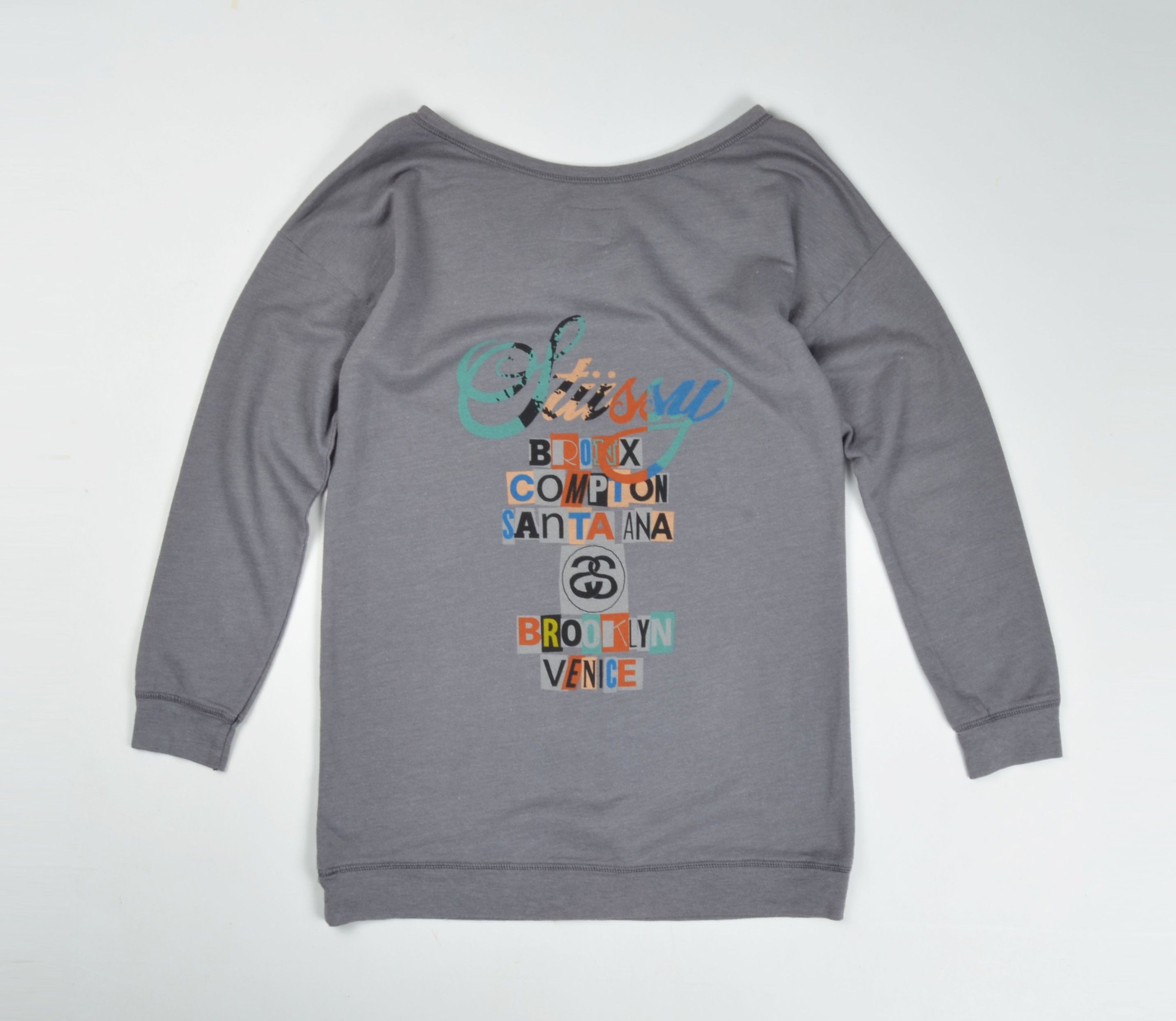 Stussy Vintage Stussy 90's Long Sleeve Logo Sweatshirt Size S / US 4 / IT 40 - 9 Thumbnail