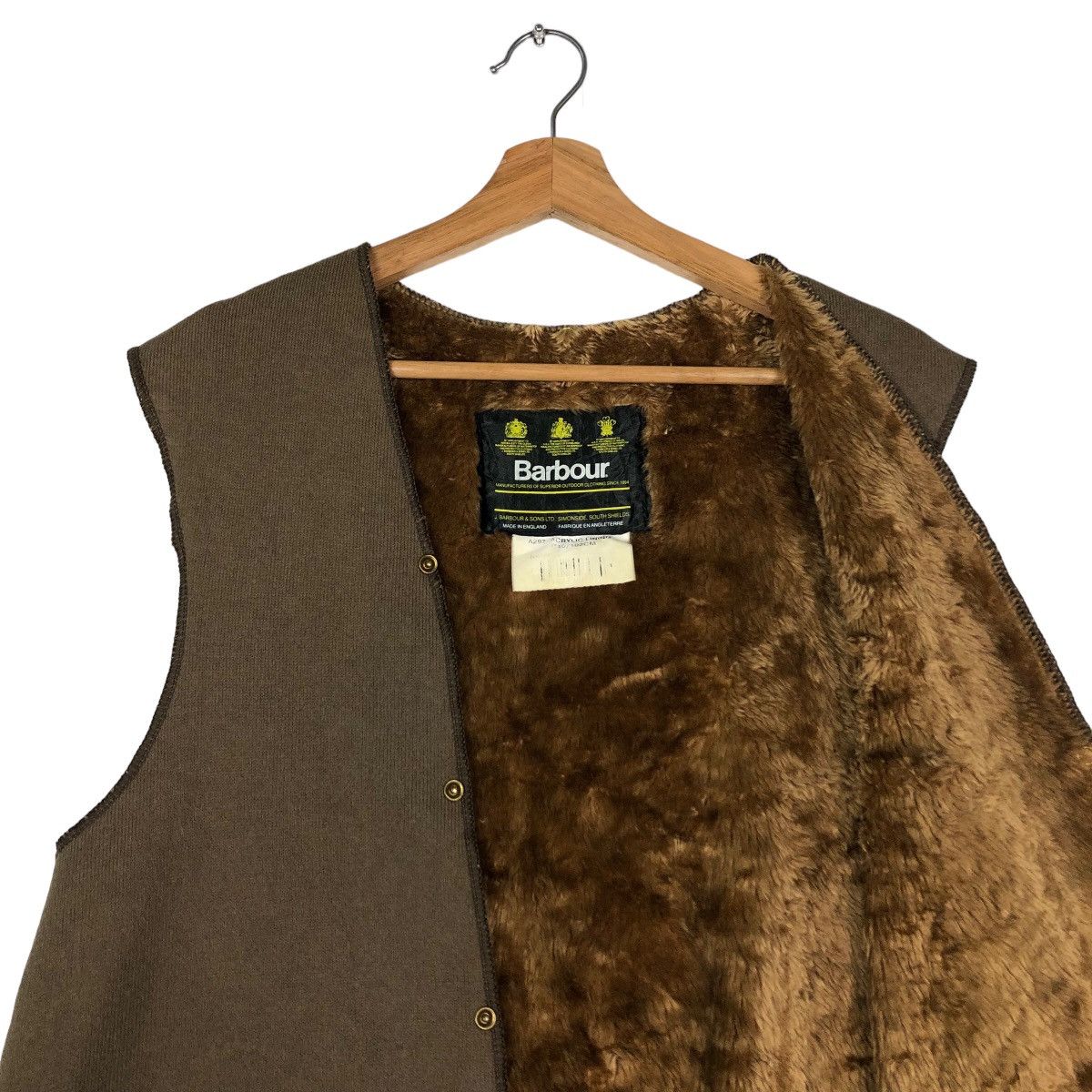 Barbour 🔥Vintage Lining Vest Jacket Barbour Made in England Size US M / EU 48-50 / 2 - 12 Thumbnail