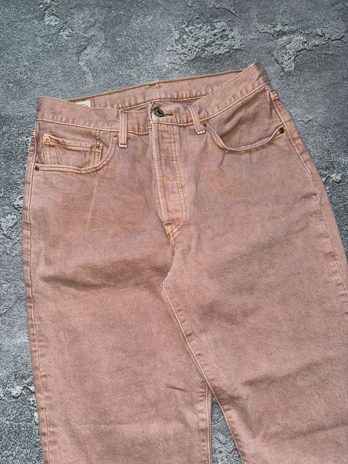Levi's × Levi's Vintage Clothing × Vintage Levi’s 501 30/32 90s pink denim Jean pant trouser relaxed Size 32" / US 10 / IT 46 - 11 Thumbnail