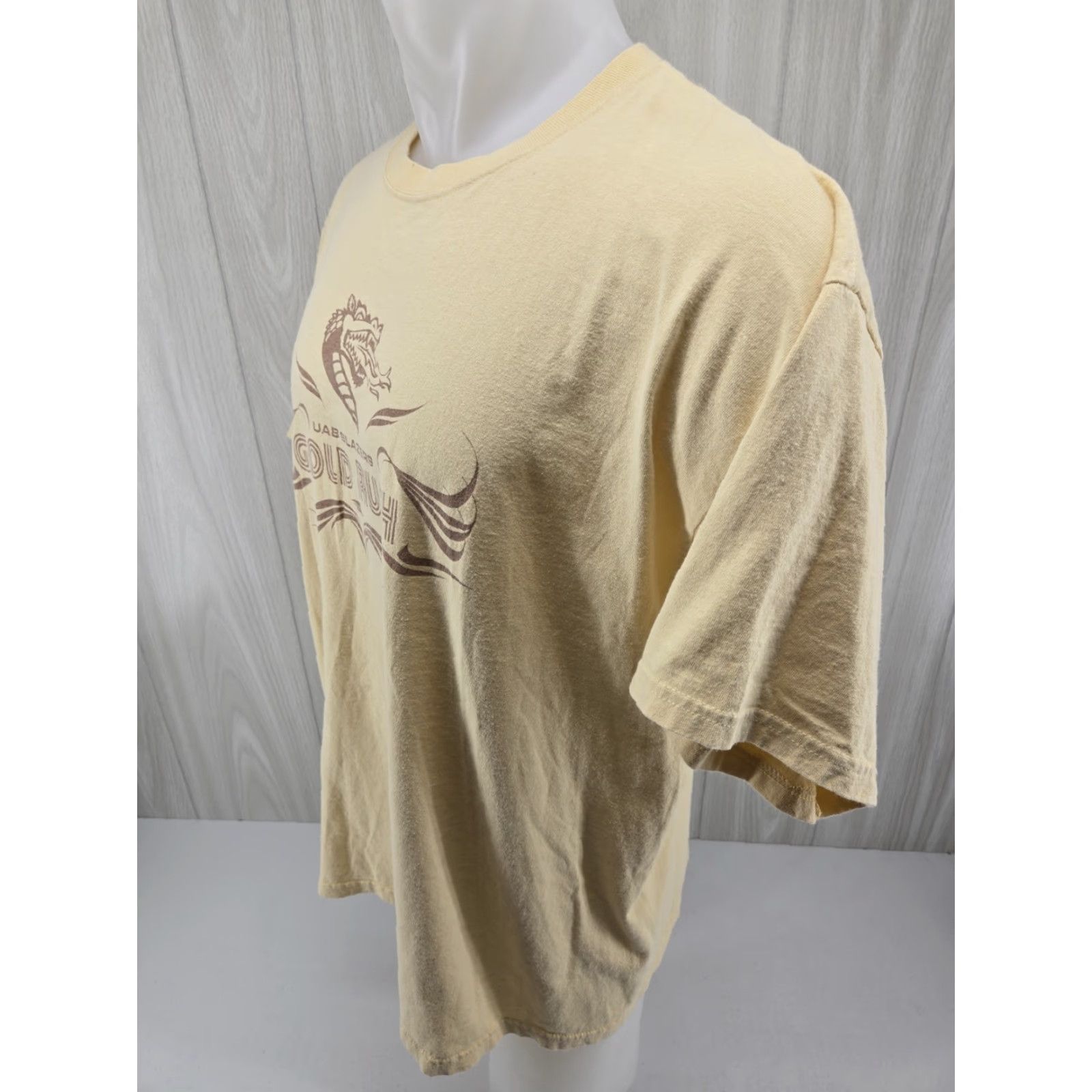 Gildan UAB Blazers Gold Rush Yellow Shirt Mens XL College T-Shirt Gildan Size US XL / EU 56 / 4 - 5 Thumbnail