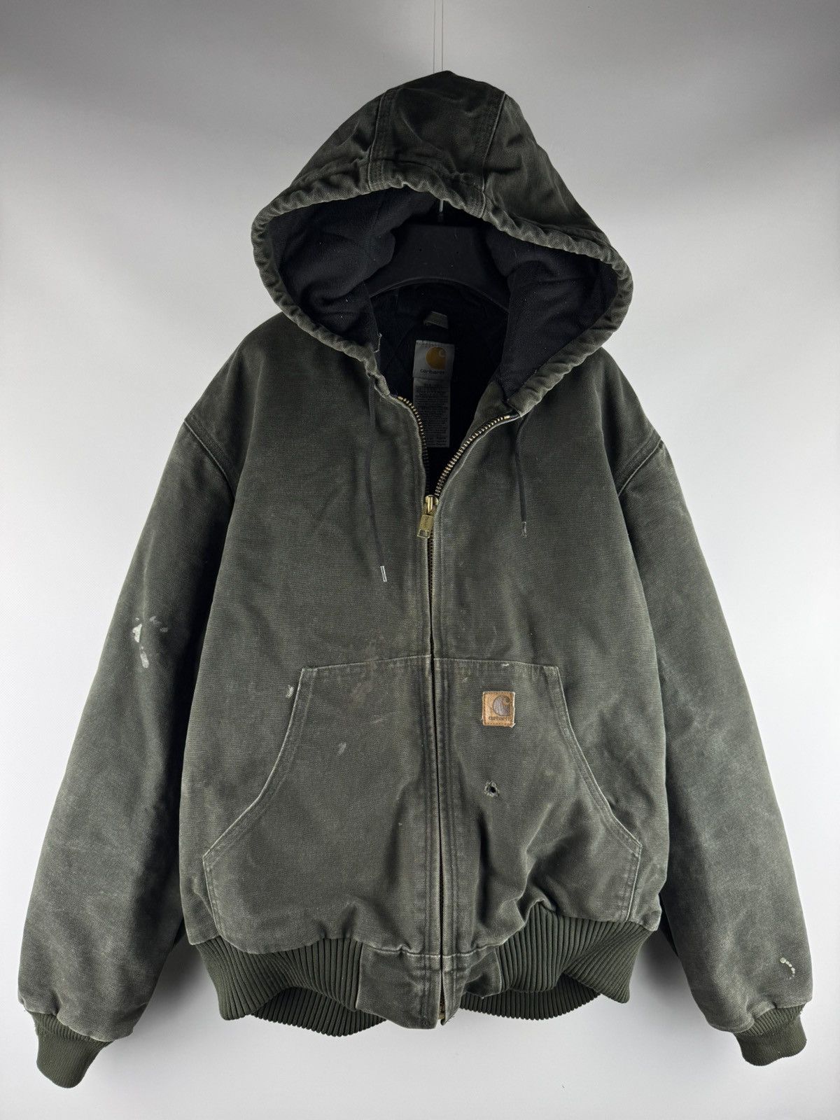 Carhartt Vintage 90s Carhartt Acrive J130 Moss Jacket Green Size US M / EU 48-50 / 2 - 1 Thumbnail