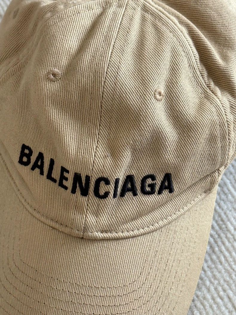 Balenciaga Balenciaga Embroidered monogram logo curved brim cap Size ONE SIZE - 3 Thumbnail