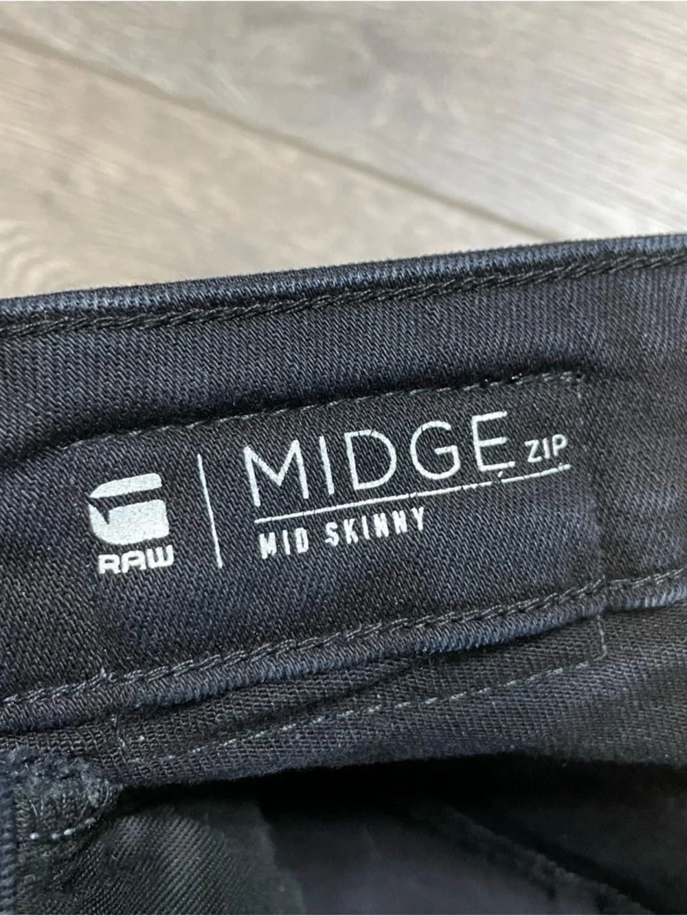 G-Star G-Star RAW Midge Zip Mid Skinny Jeans navy Denim W28 L34 Size 28" / US 6 / IT 42 - 4 Thumbnail