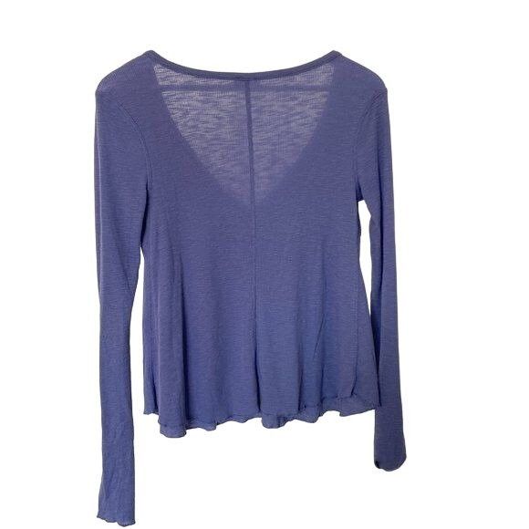 Free People Free People Intimates Rock The Boat Ribbed Long Sleeve Tee Size XS / US 0-2 / IT 36-38 - 3 Thumbnail
