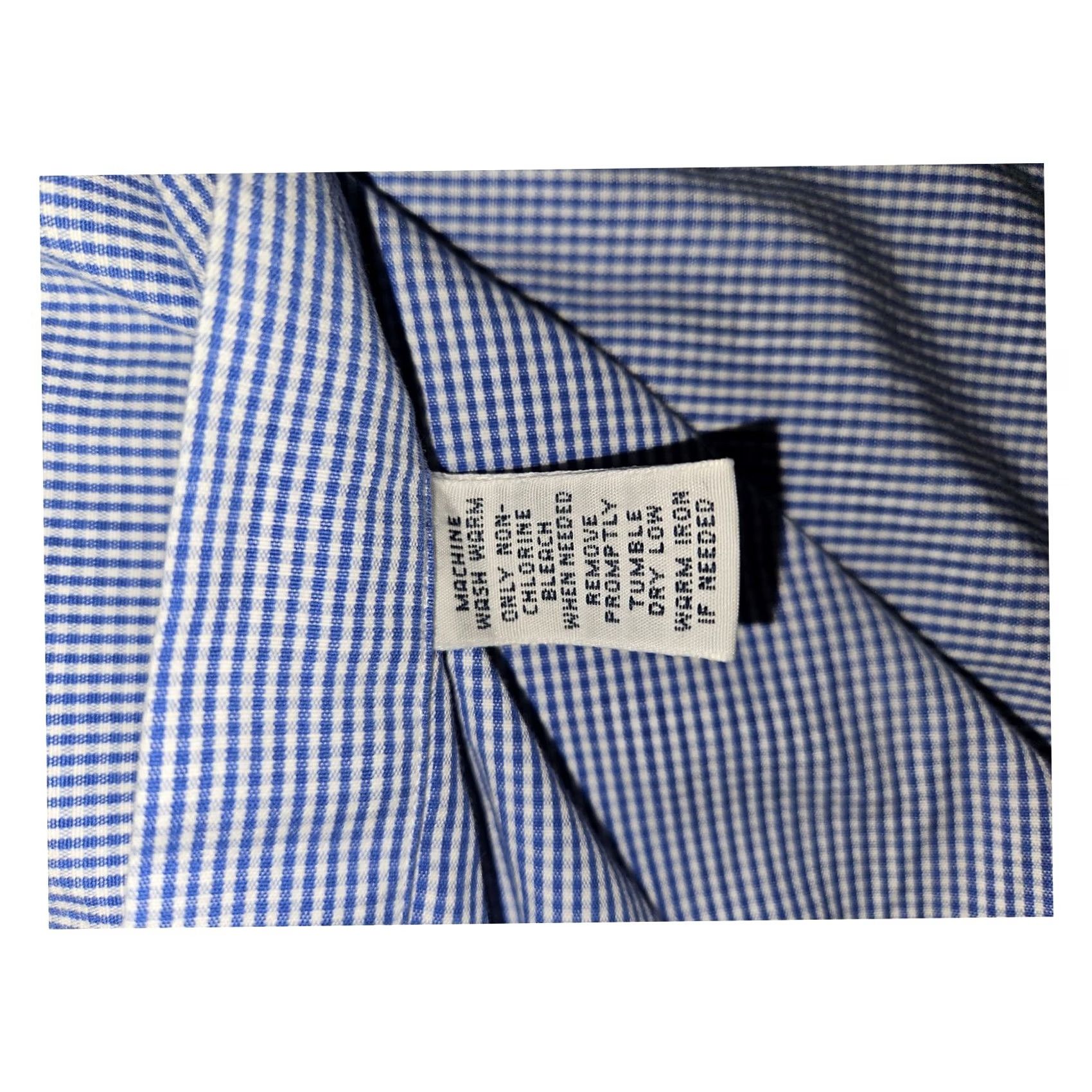 Ralph Lauren VINTAGE Ralph Lauren Shirt XL Blue Check Long Sleeve Preppy Button Down Men's Size US XL / EU 56 / 4 - 7 Thumbnail