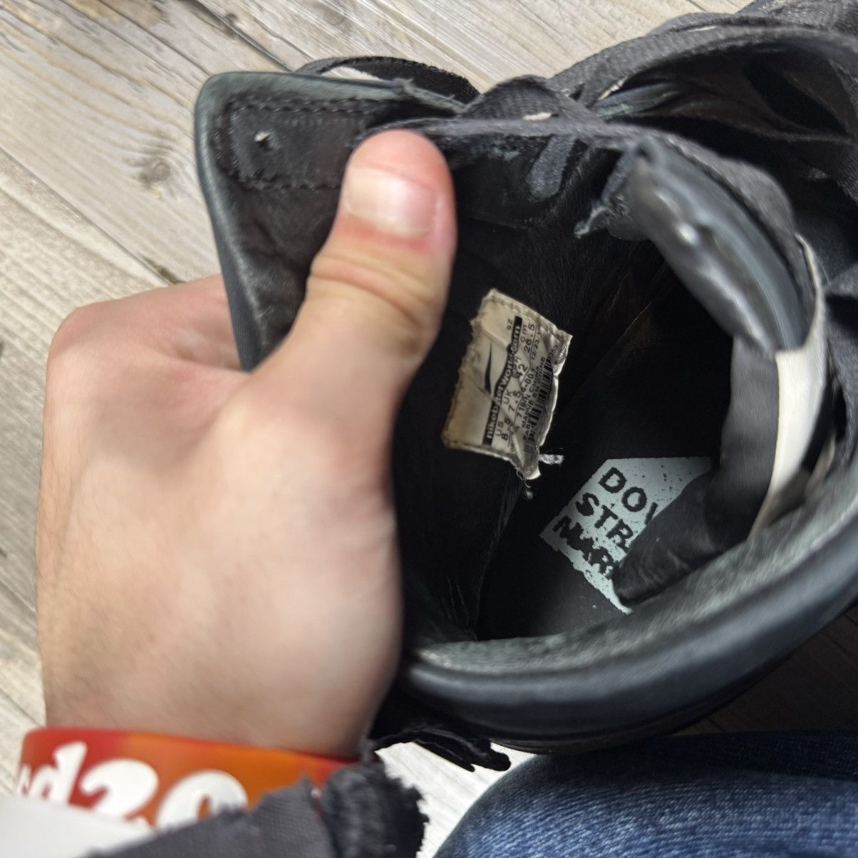 Dover Street Market × Nike Rare Nike x Dover Street Market Black Dunk Highs Size US 8.5 / EU 41-42 - 7 Thumbnail