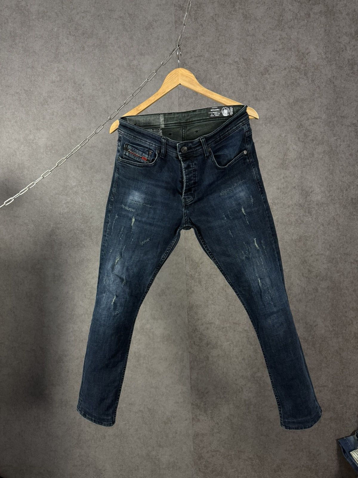 Diesel Diesel tepphar designer distressed denim jeans Size US 31 - 1 Thumbnail