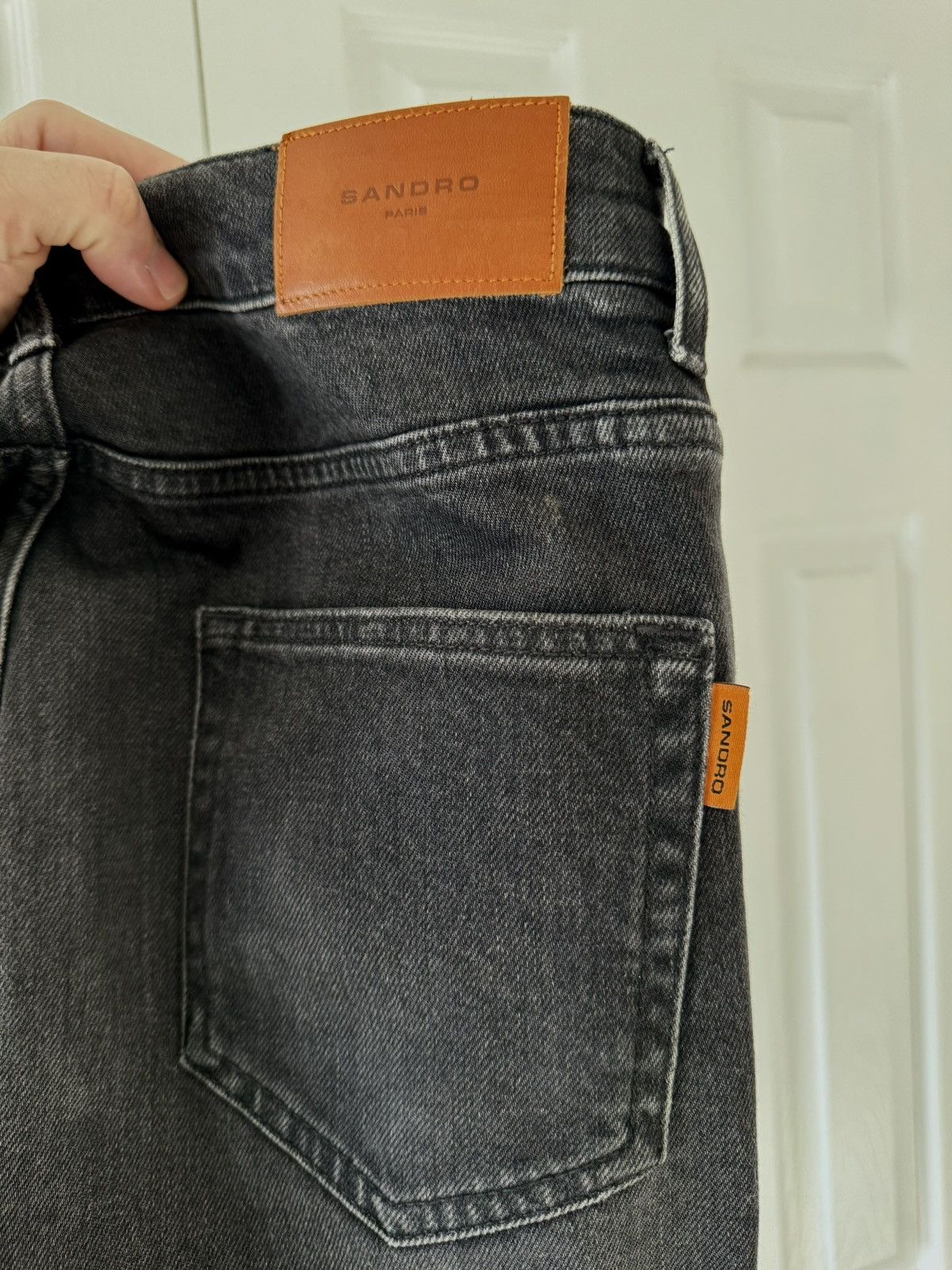 Sandro Sandro Straight Leg Denim Size US 31 - 6 Thumbnail