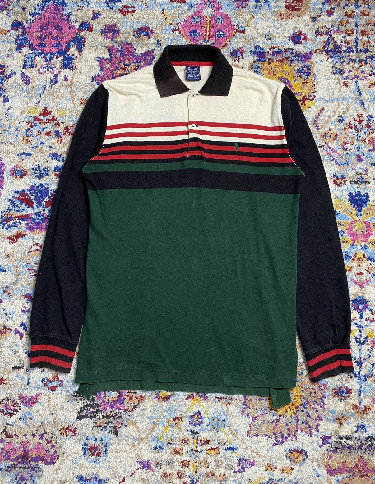 Polo Ralph Lauren Polo Ralph Lauren Stripe Long Sleeve Collar Shirts L Size US L / EU 52-54 / 3 - 1 Thumbnail