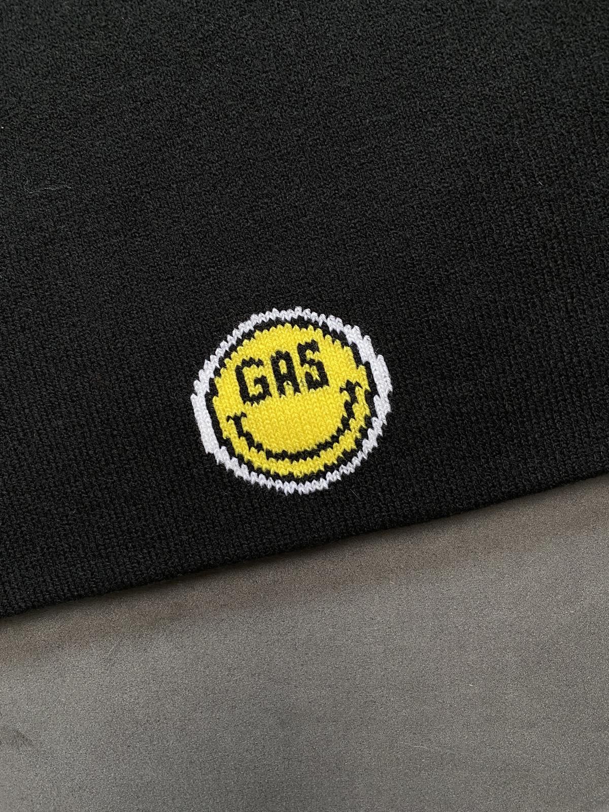 Japanese Brand Get Gas Dup Classic Logo Graphic No Cuff Black Beanie Hats Size ONE SIZE - 2 Thumbnail