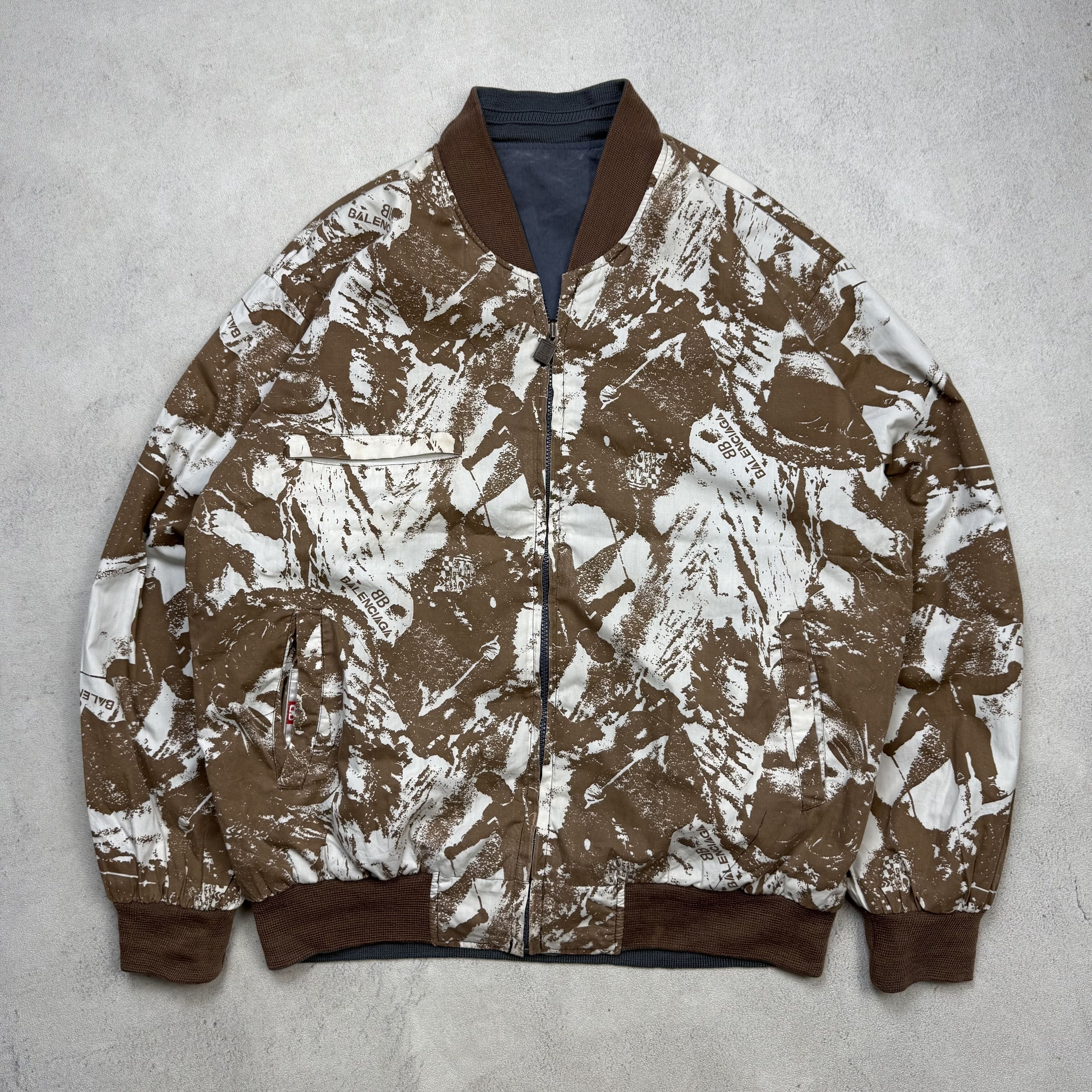 Balenciaga Vintage 90s Balenciaga Reversible Jacket Size US L / EU 52-54 / 3 - 1 Thumbnail