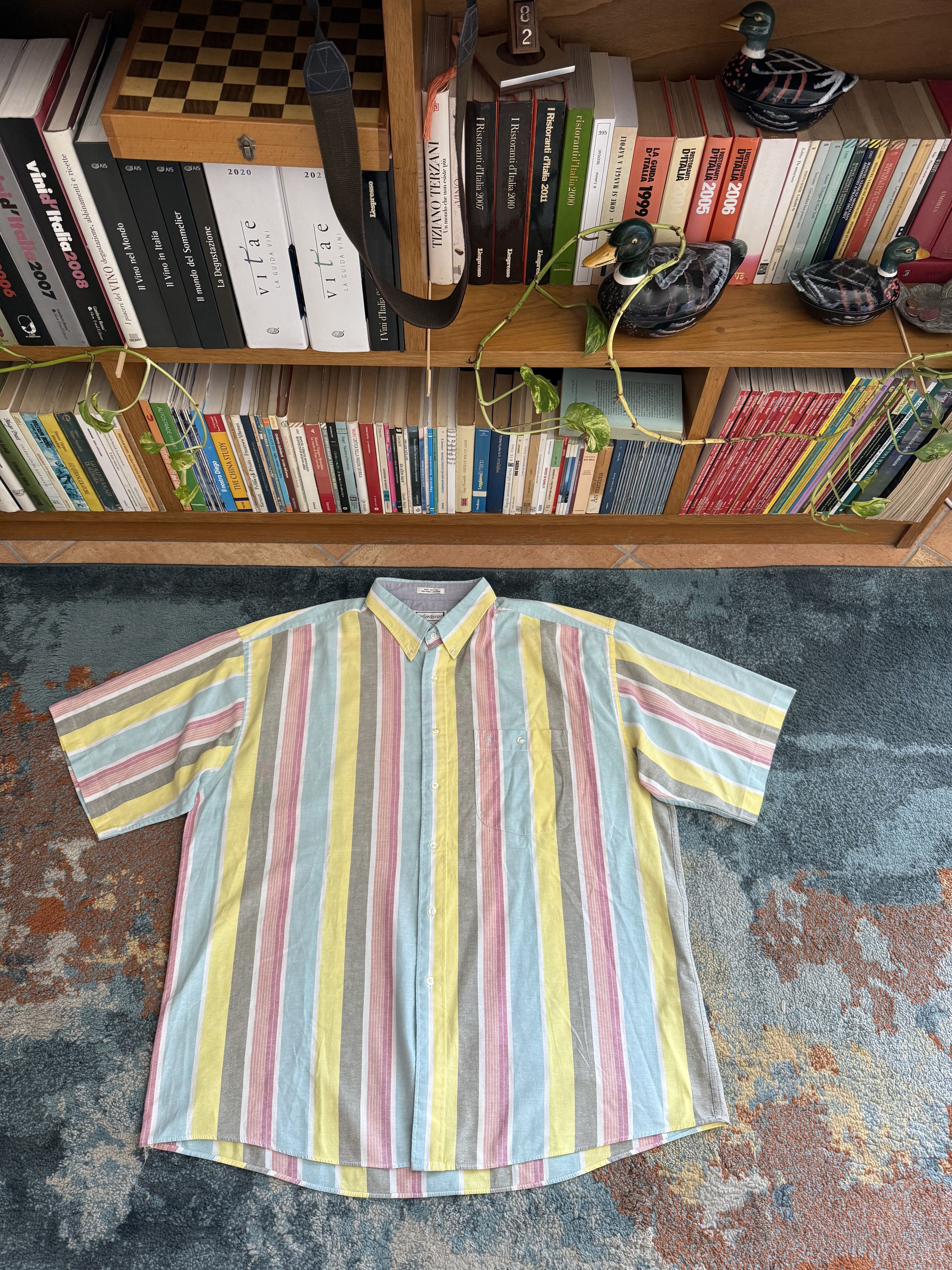 Yves Saint Laurent YSL OLD MONEY SHIRT Size US XL / EU 56 / 4 - 1 Thumbnail
