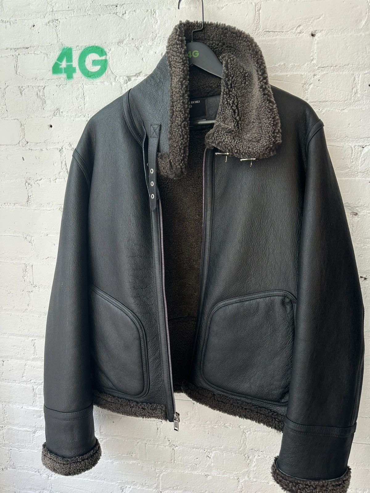 Enfants Riches Deprimes ERD SO RARE SHEARLING LEATHER BANE JACKET Size US L / EU 52-54 / 3 - 2 Thumbnail