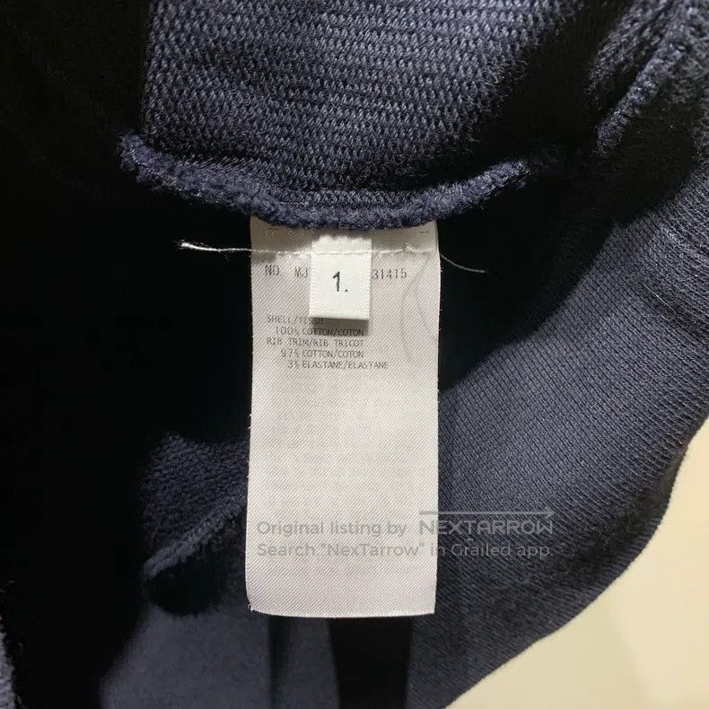Thom Browne Thom Browne Suture-embroidered, wavy-patterned knit hoodie Size US S / EU 44-46 / 1 - 7 Thumbnail