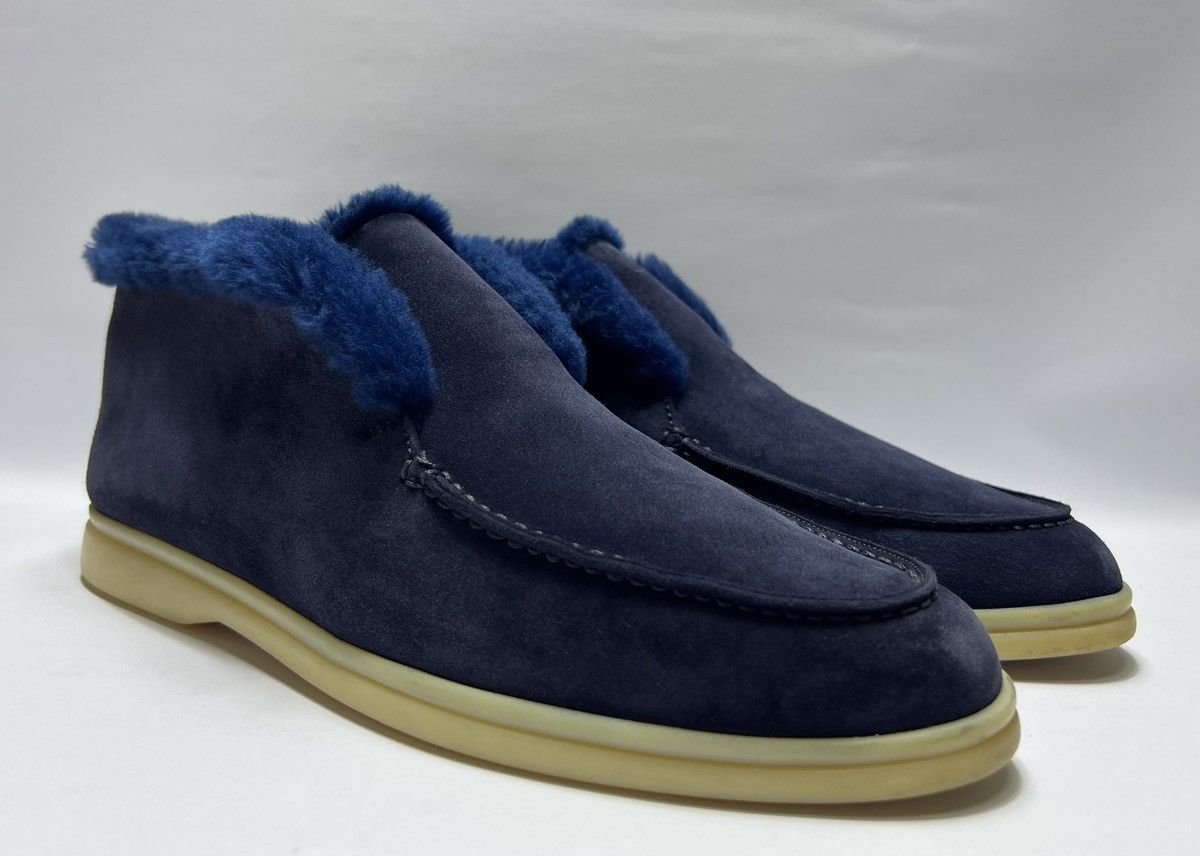 Loro Piana Loro Piana - Open Walk Suede & Fur Chukka Boots Size US 8 / IT 38 - 1 Thumbnail