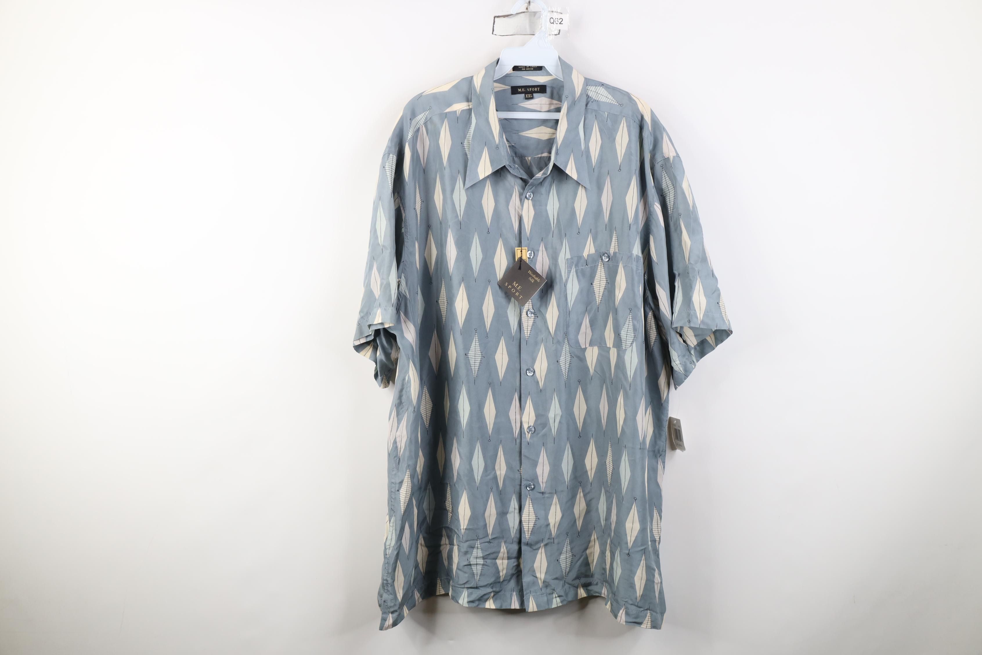 Vintage Deadstock Vintage 90s Streetwear Short Sleeve Button Shirt Size US XXL / EU 58 / 5 - 1 Thumbnail