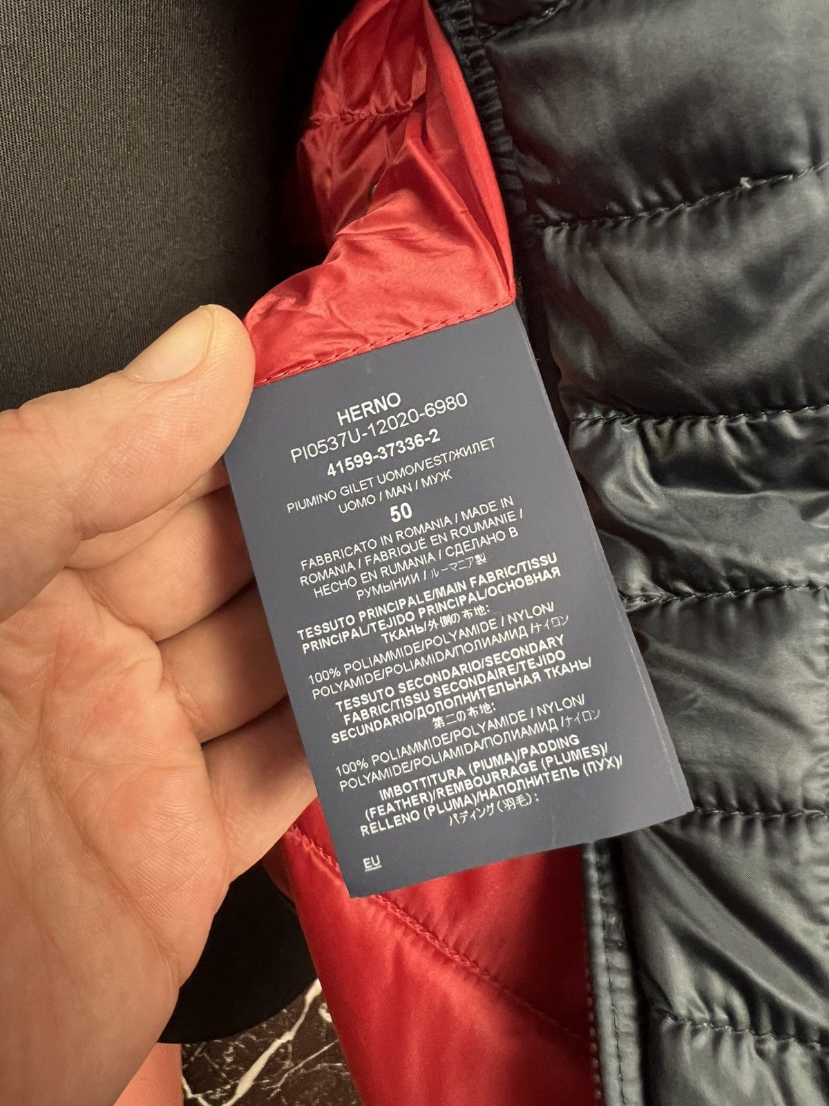 Herno Herno vest down double sided luxury Size US M / EU 48-50 / 2 - 9 Thumbnail