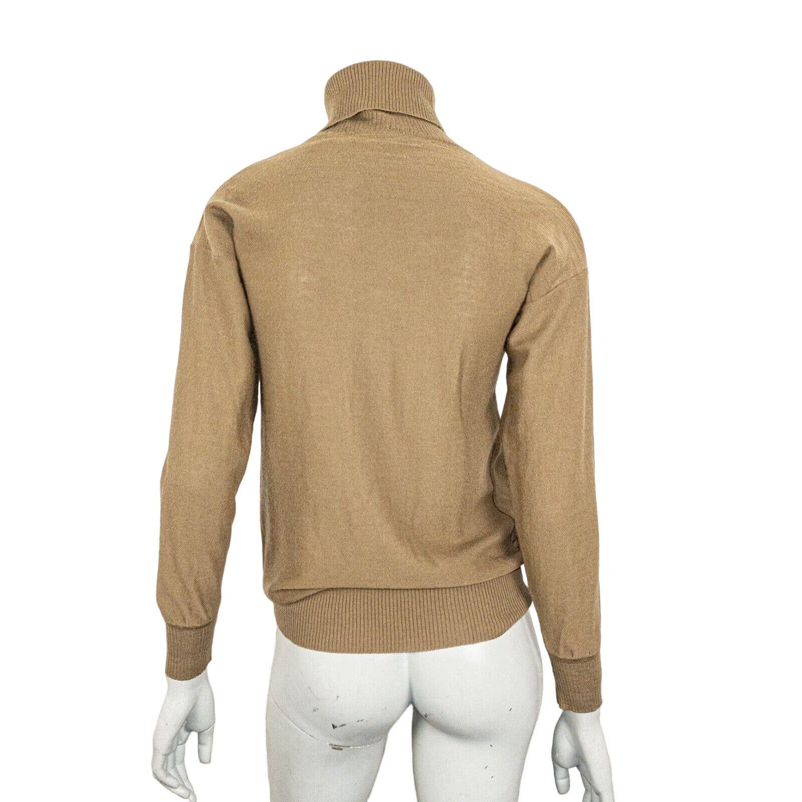 Saint Laurent Paris Vtg SAINT LAURENT rive gauche Turtleneck Sweater brown Size S / US 4 / IT 40 - 4 Thumbnail