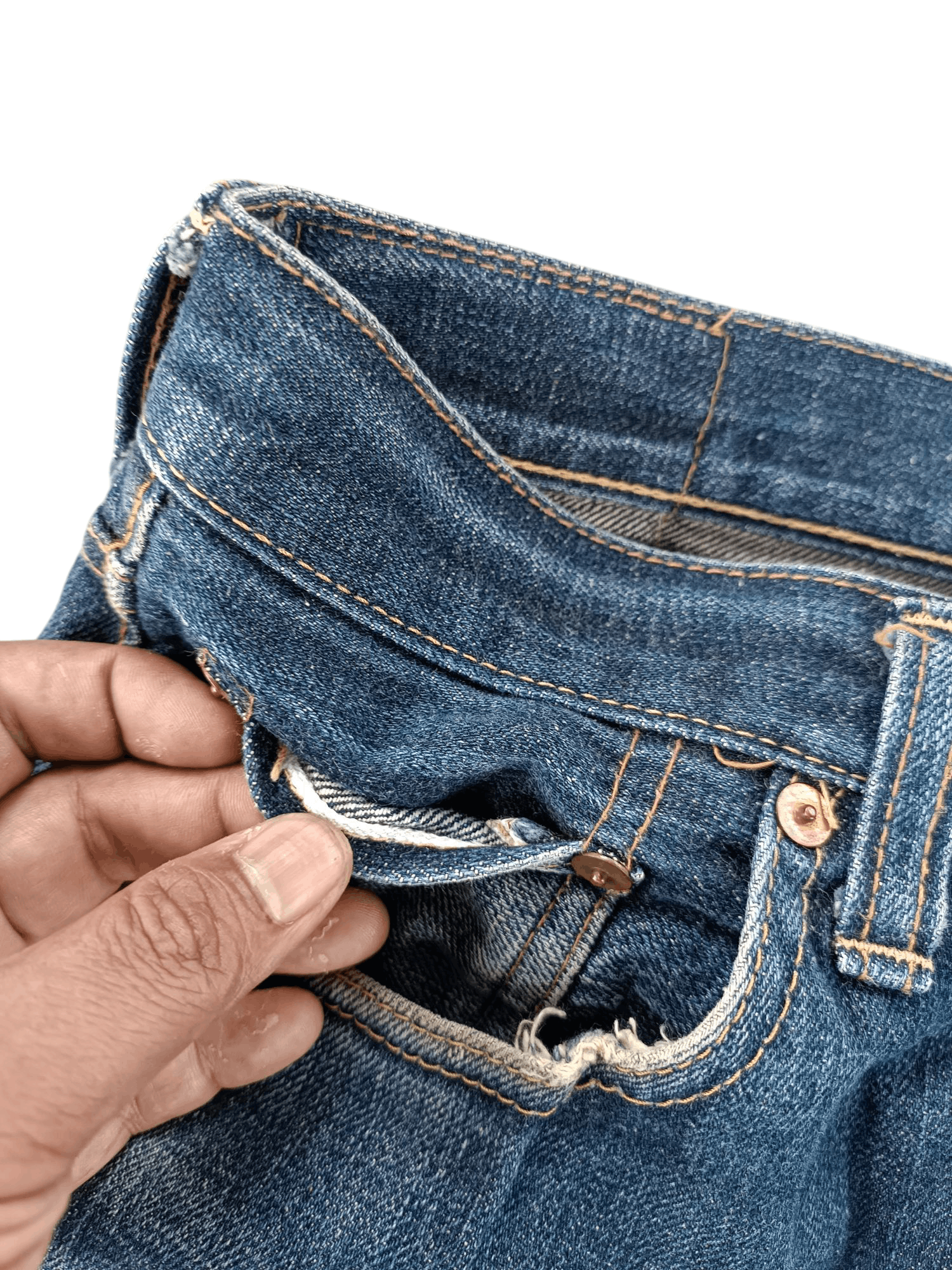 Japanese Brand Japanese Brand Batsu Denim 79 Lot J001 Selvedge Denim E199 Size US 30 / EU 46 - 14 Thumbnail
