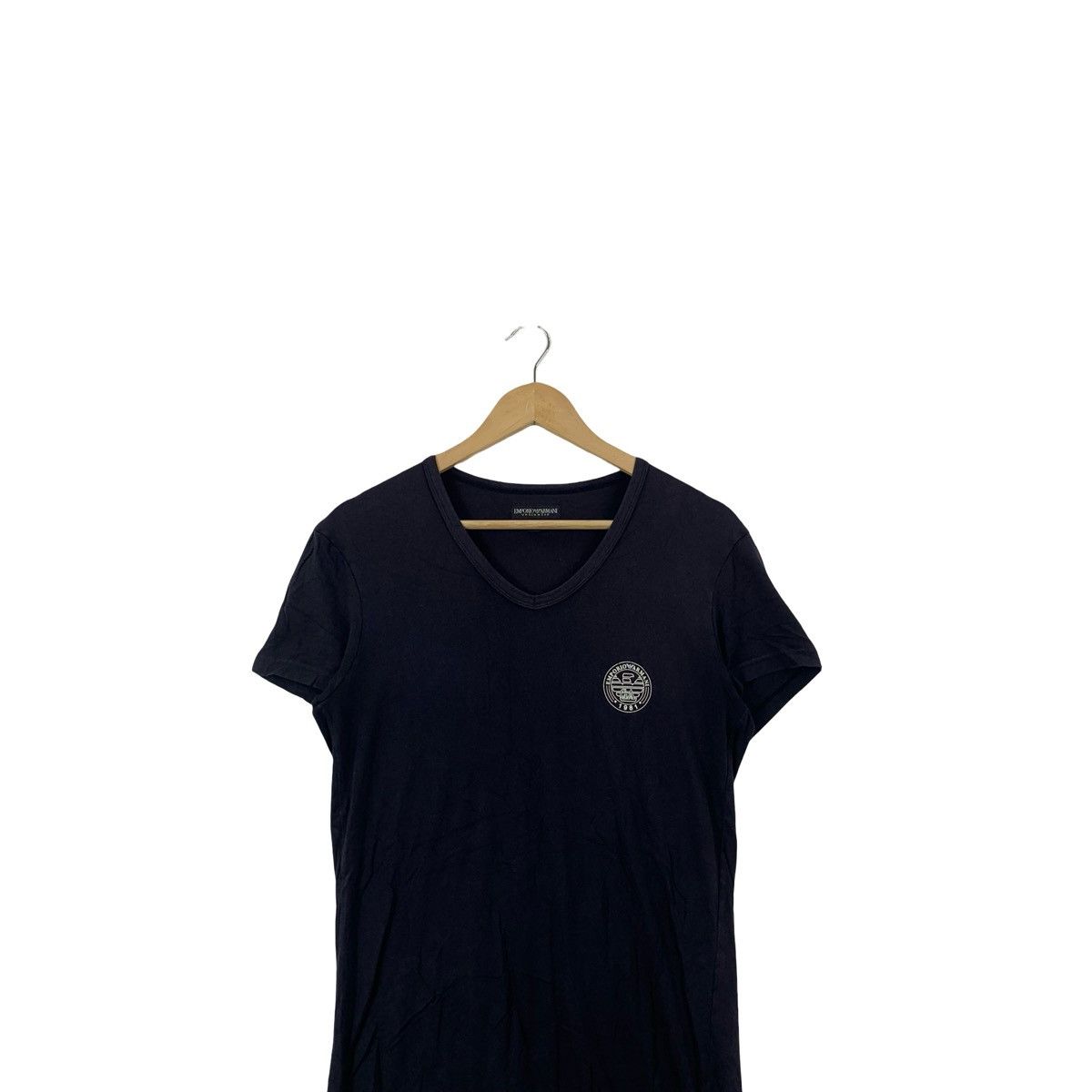 Emporio Armani Emporio Armani V-Neck T-Shirt Small Chest Logo Minimal Size US S / EU 44-46 / 1 - 2 Thumbnail
