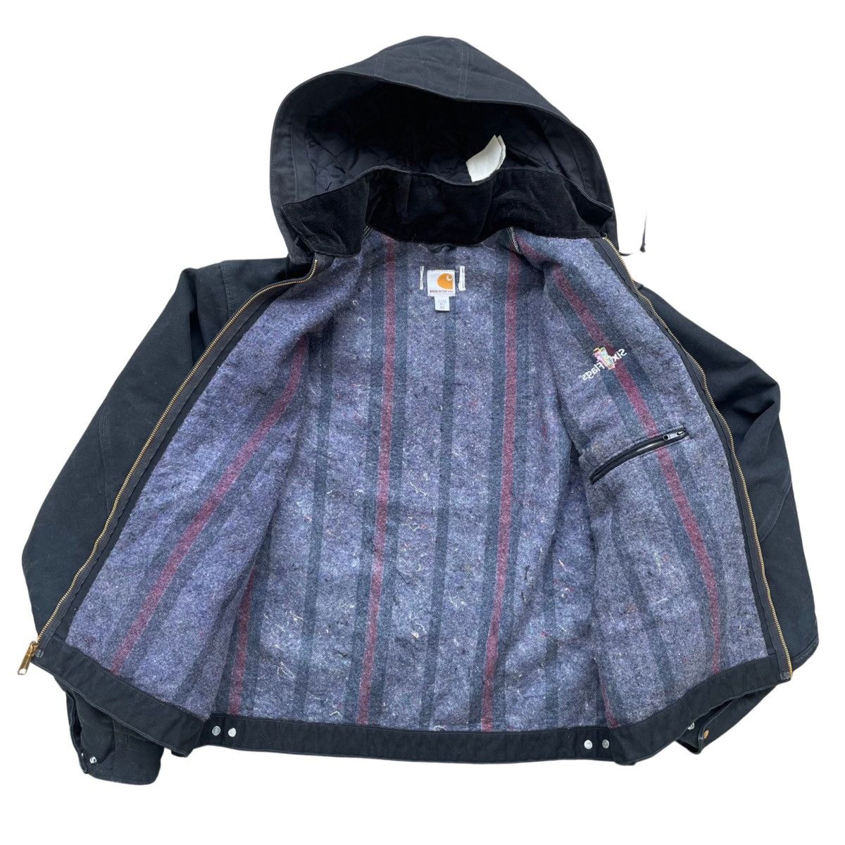 Carhartt × Vintage Vintage Carhartt Removable Hood Jacket Made in USA Size XXL Size US XXL / EU 58 / 5 - 6 Thumbnail