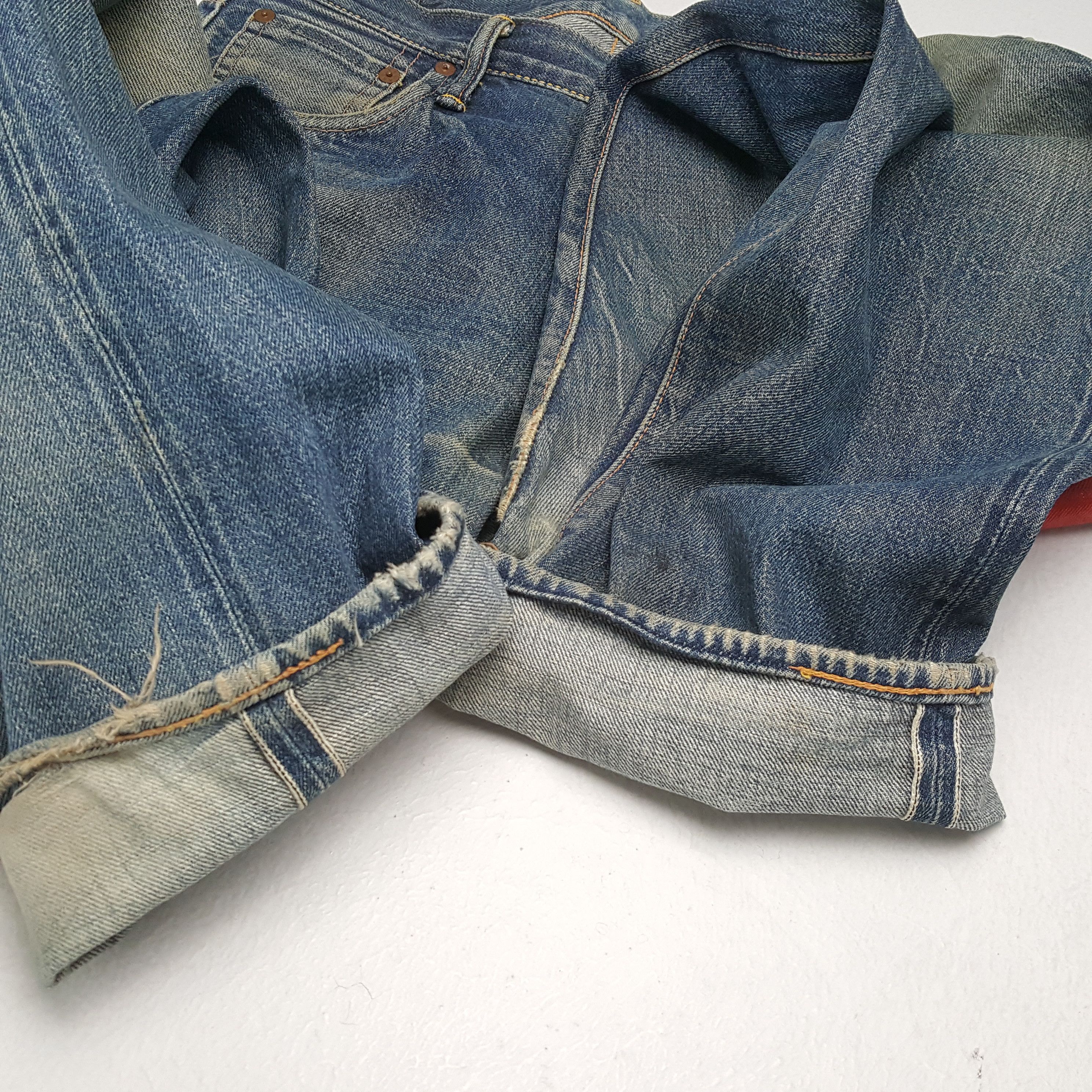 Evisu × Japanese Brand × Vintage Vintage EVISU Japanese Brand Daicock Custom Distressed Jeans Size US 31 - 12 Thumbnail