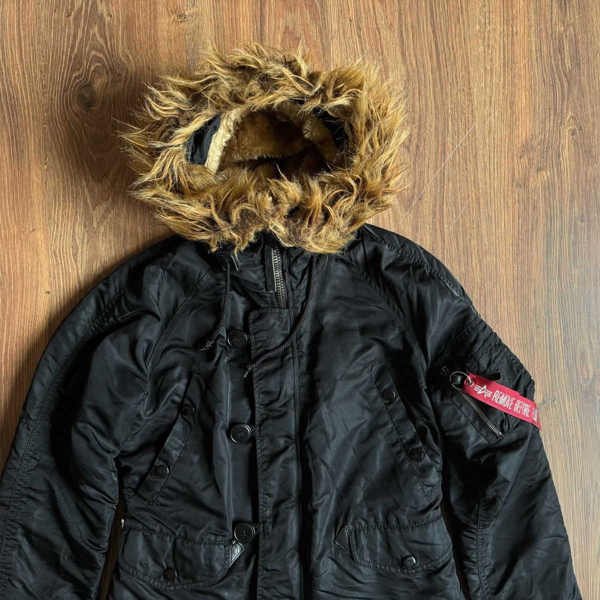 Alpha Industries Alpha Industries Black N-3B (N) Women’s XS Extreme Parka Size XS / US 0-2 / IT 36-38 - 2 Thumbnail