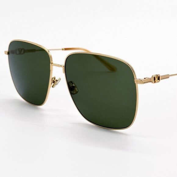Valentino NEW VALENTINO SUNGLASSES VLS-171A GOLD/GREEN UNISEX EYEWEAR Size ONE SIZE - 8 Thumbnail