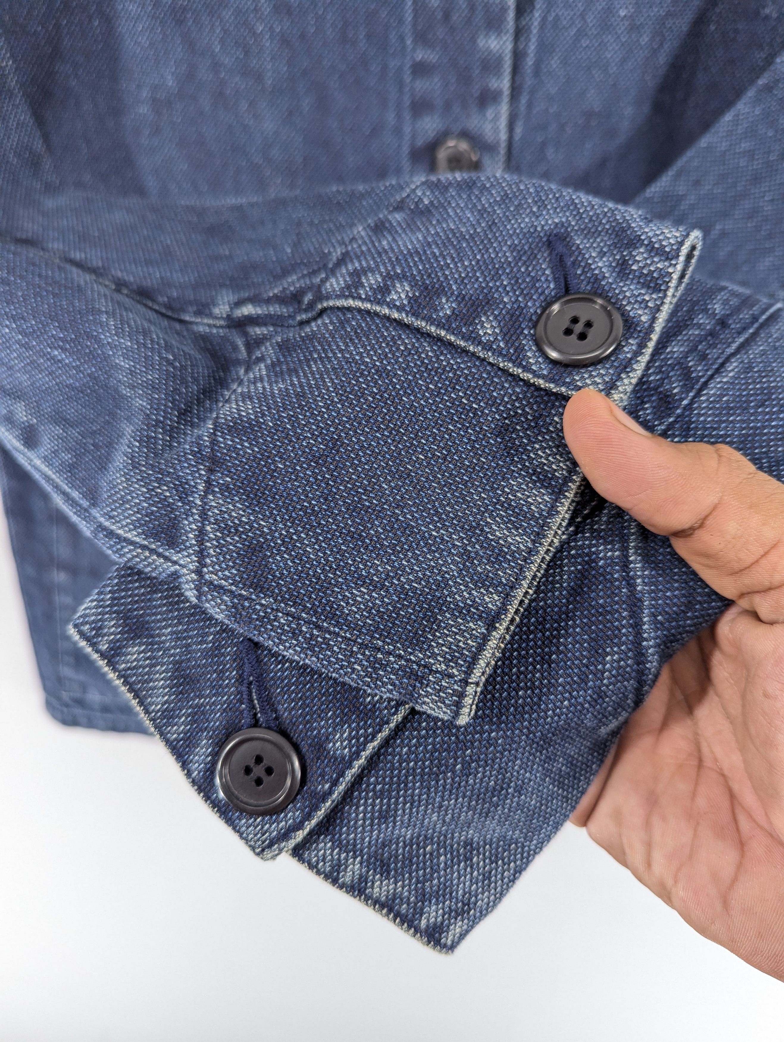 Japanese Brand Vintage Japanese Brand Denim Cardigan Style Jacket Size M / US 6-8 / IT 42-44 - 6 Thumbnail
