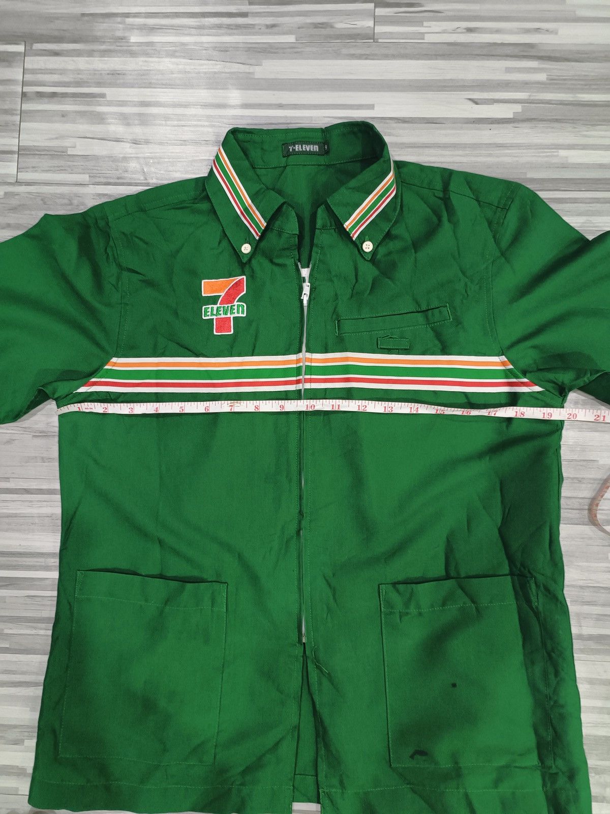 Japanese Brand × Vintage 7 eleven Uniform Zipper Workwear Size US S / EU 44-46 / 1 - 7 Thumbnail