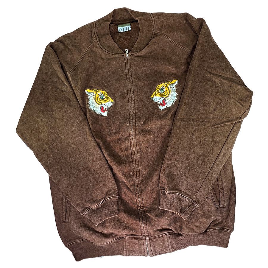 Other Vintage Brown Embroidered Tiger Sweatshirt from Japan Size US M / EU 48-50 / 2 - 2 Thumbnail